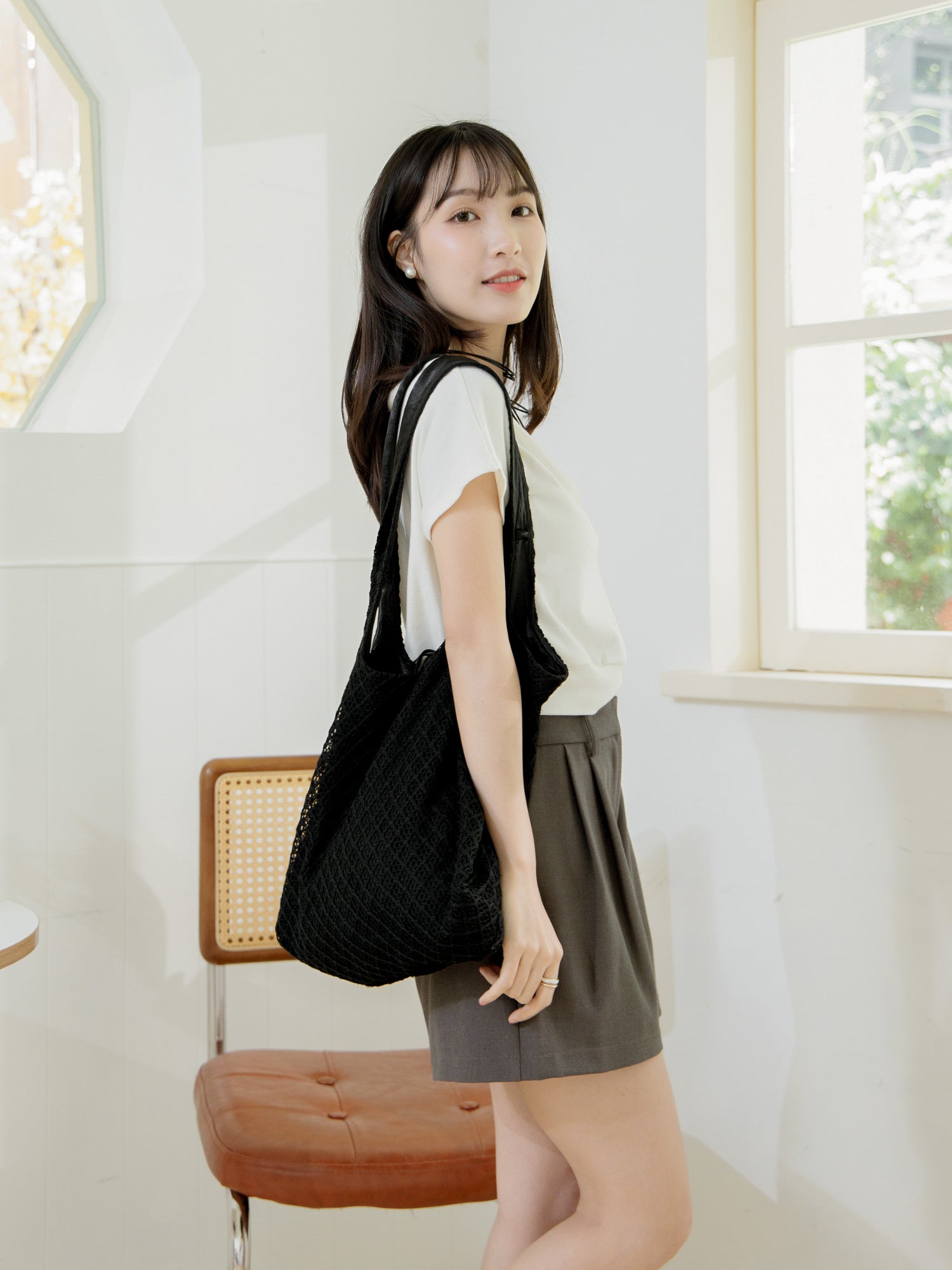 Mesh Shoulder Bag