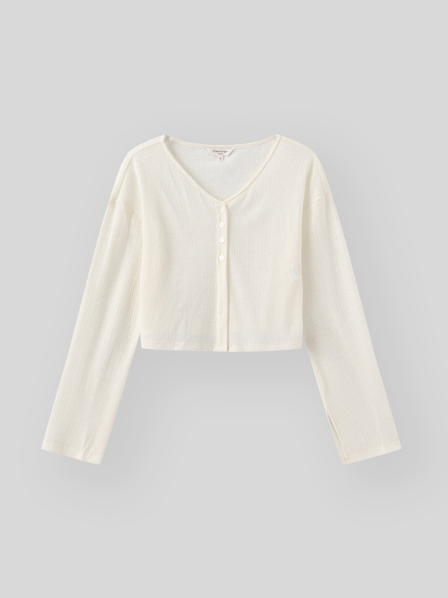 Semi Sheer Buttoned Top (3 Colours)