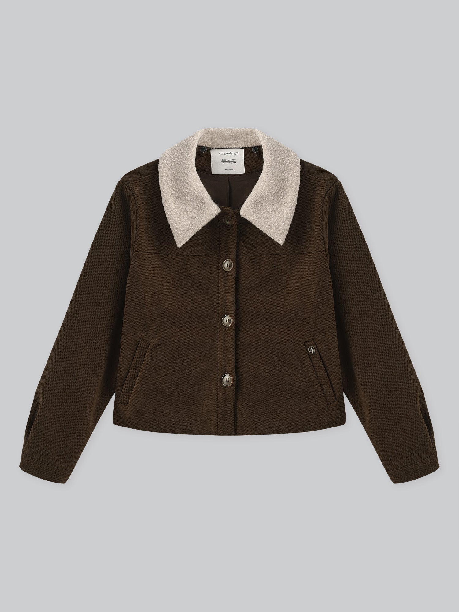 Koda Detachable Fluffy Collar Jacket