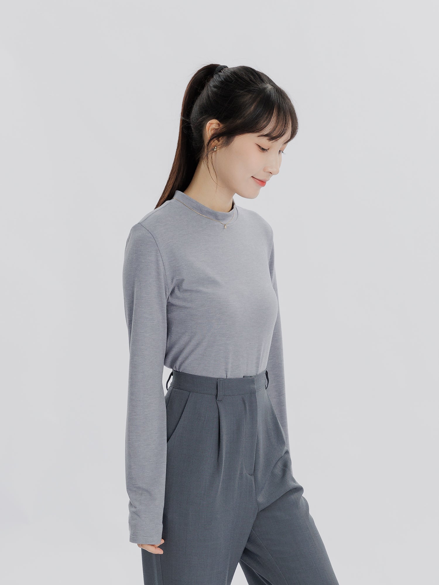 Natalie High Neck Soft Top