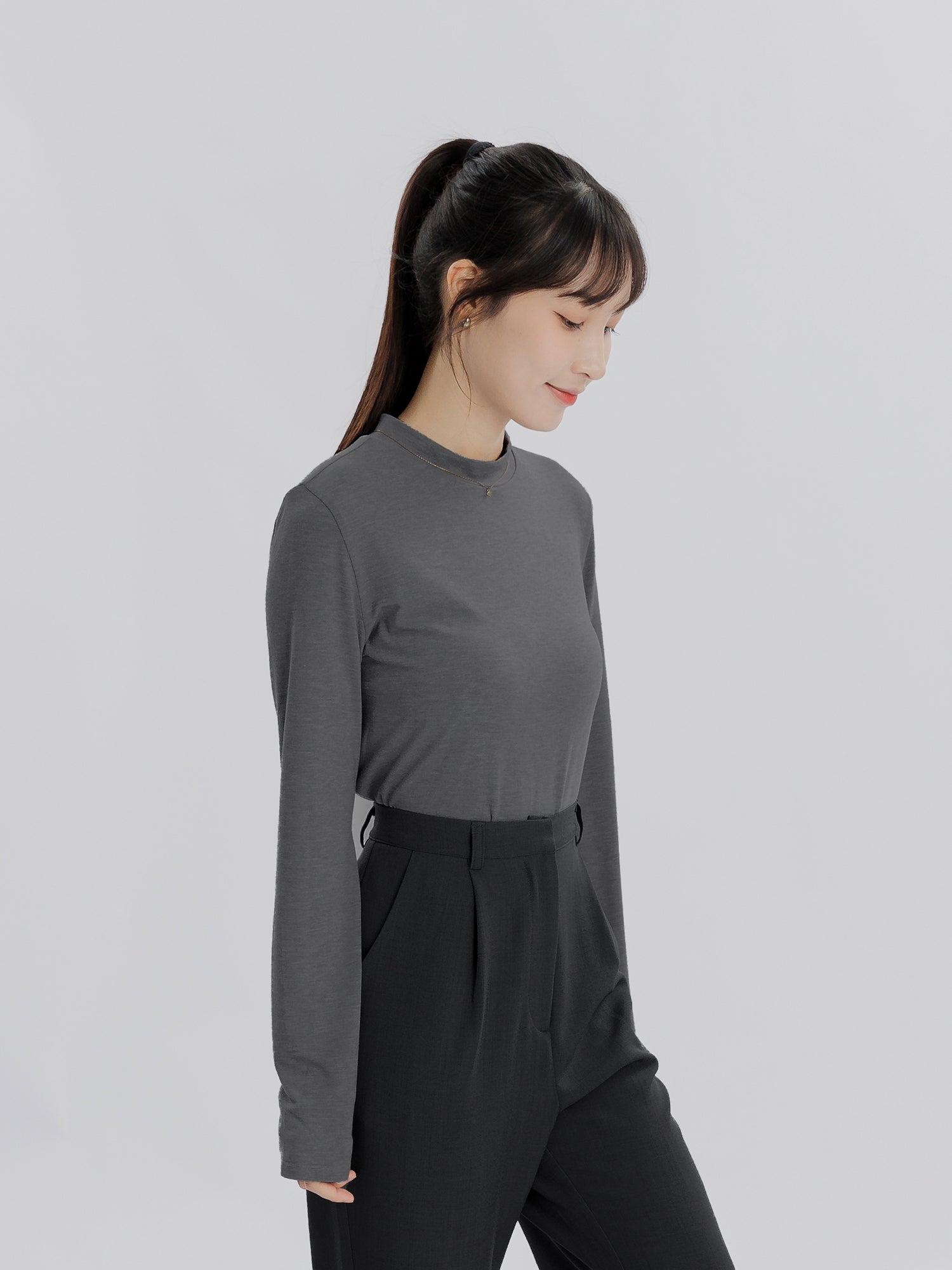 Natalie High Neck Soft Top