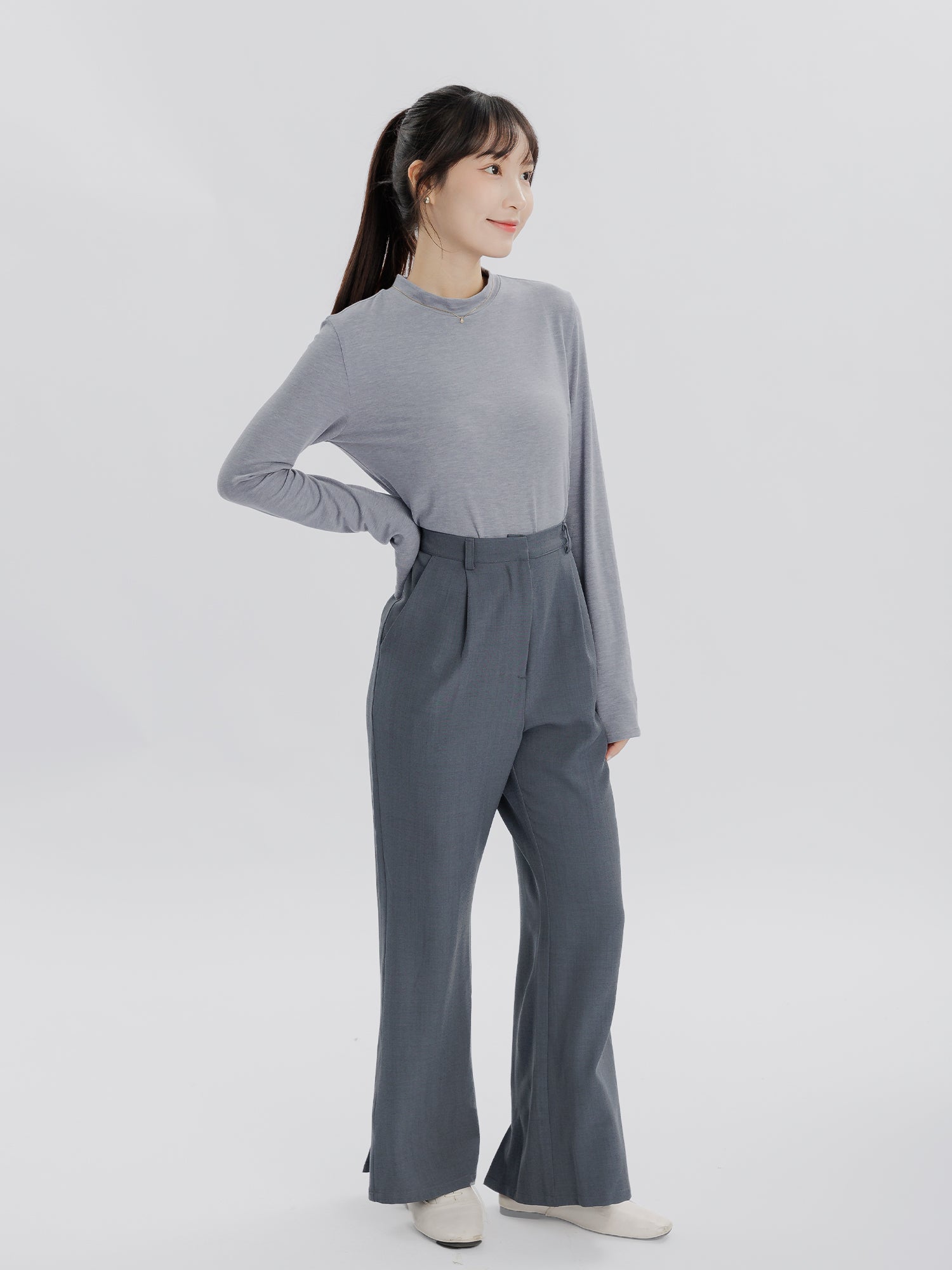Natalie High Neck Soft Top