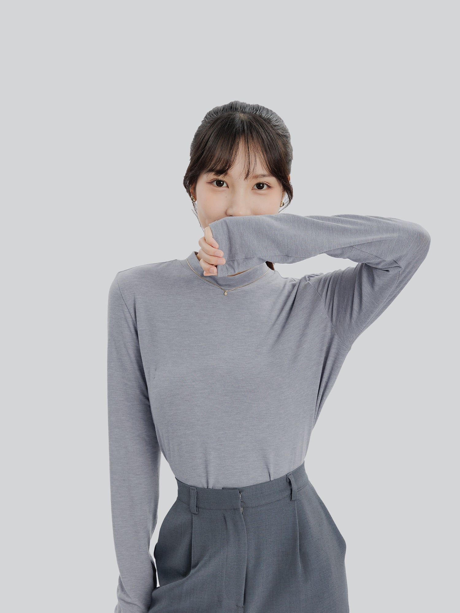 Natalie High Neck Soft Top