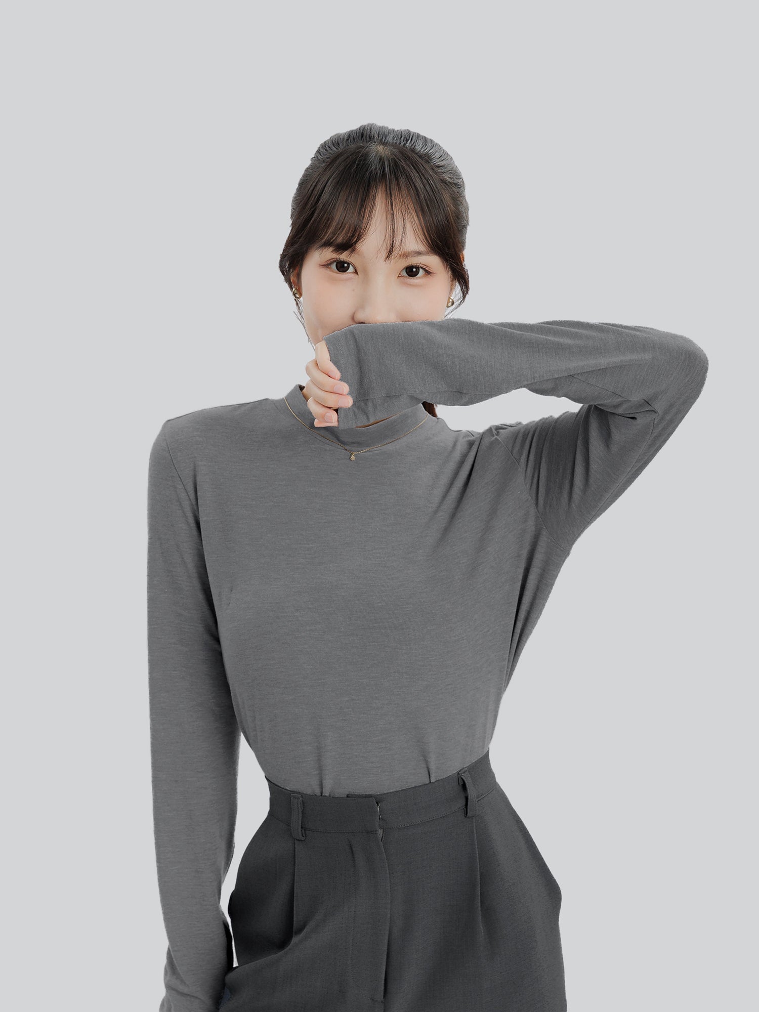 Natalie High Neck Soft Top