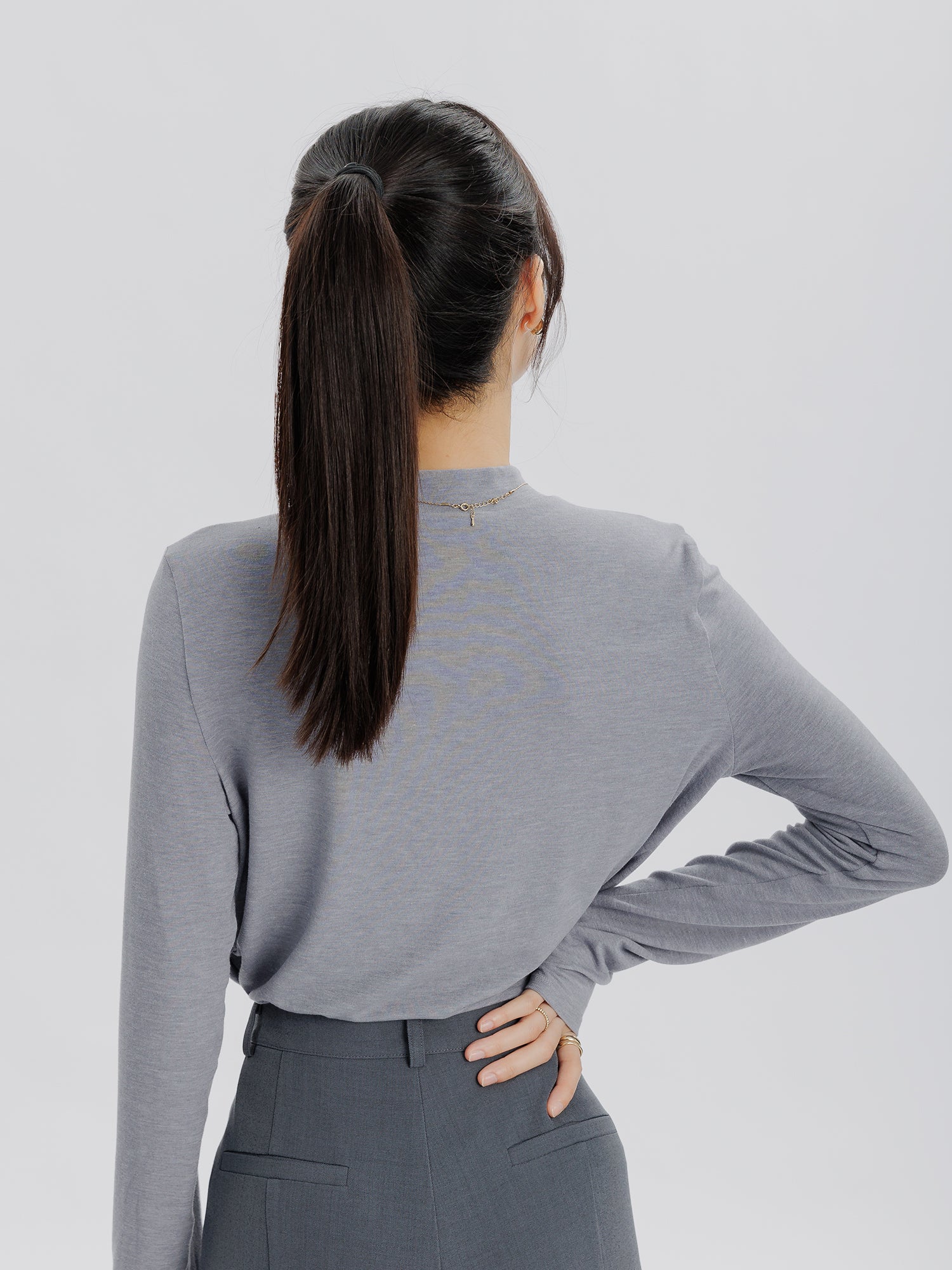 Natalie High Neck Soft Top