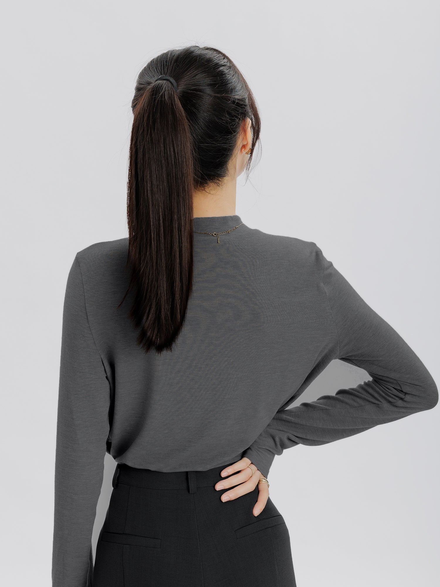 Natalie High Neck Soft Top