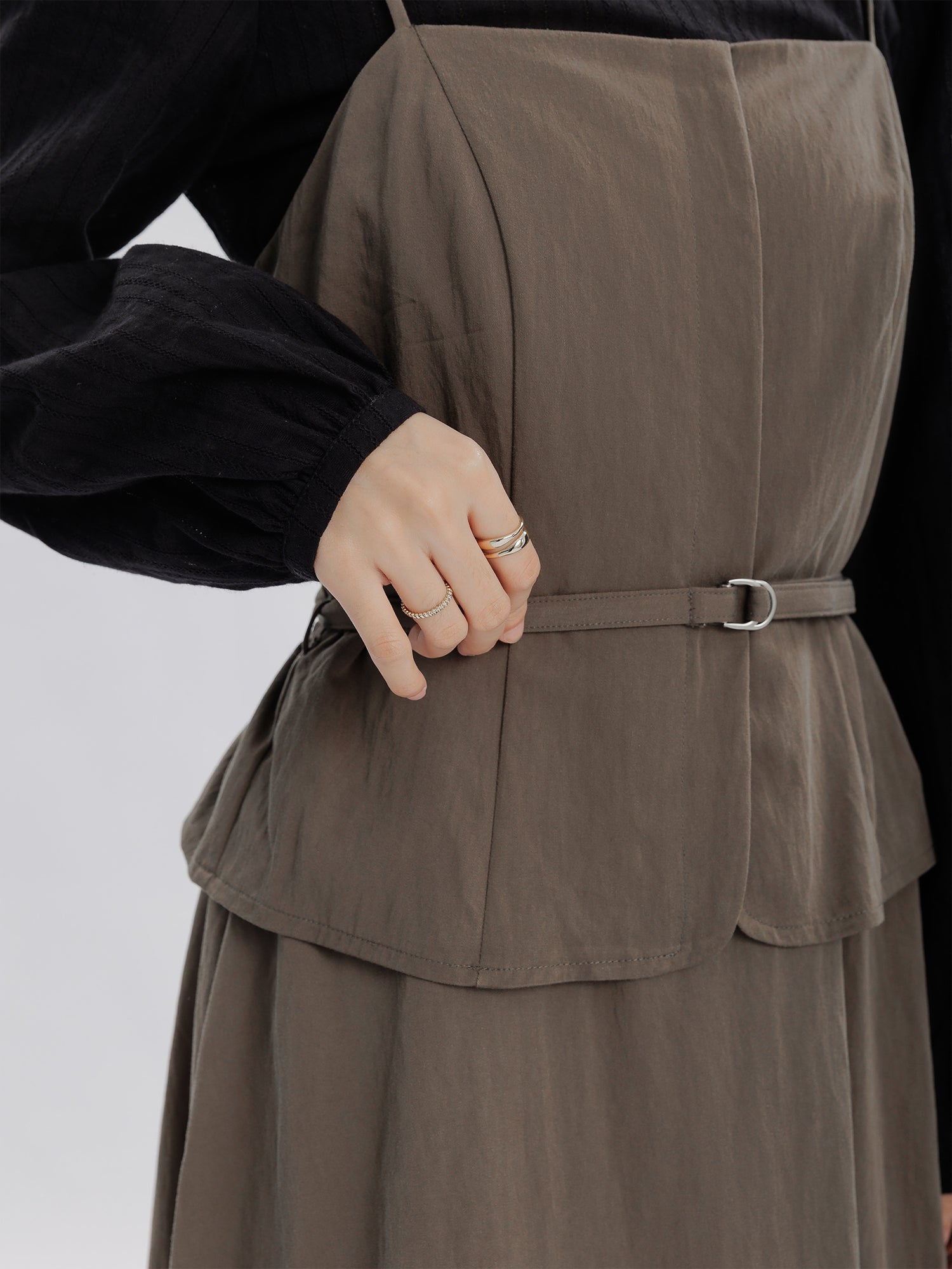 Luxe Strappy Layered Dress