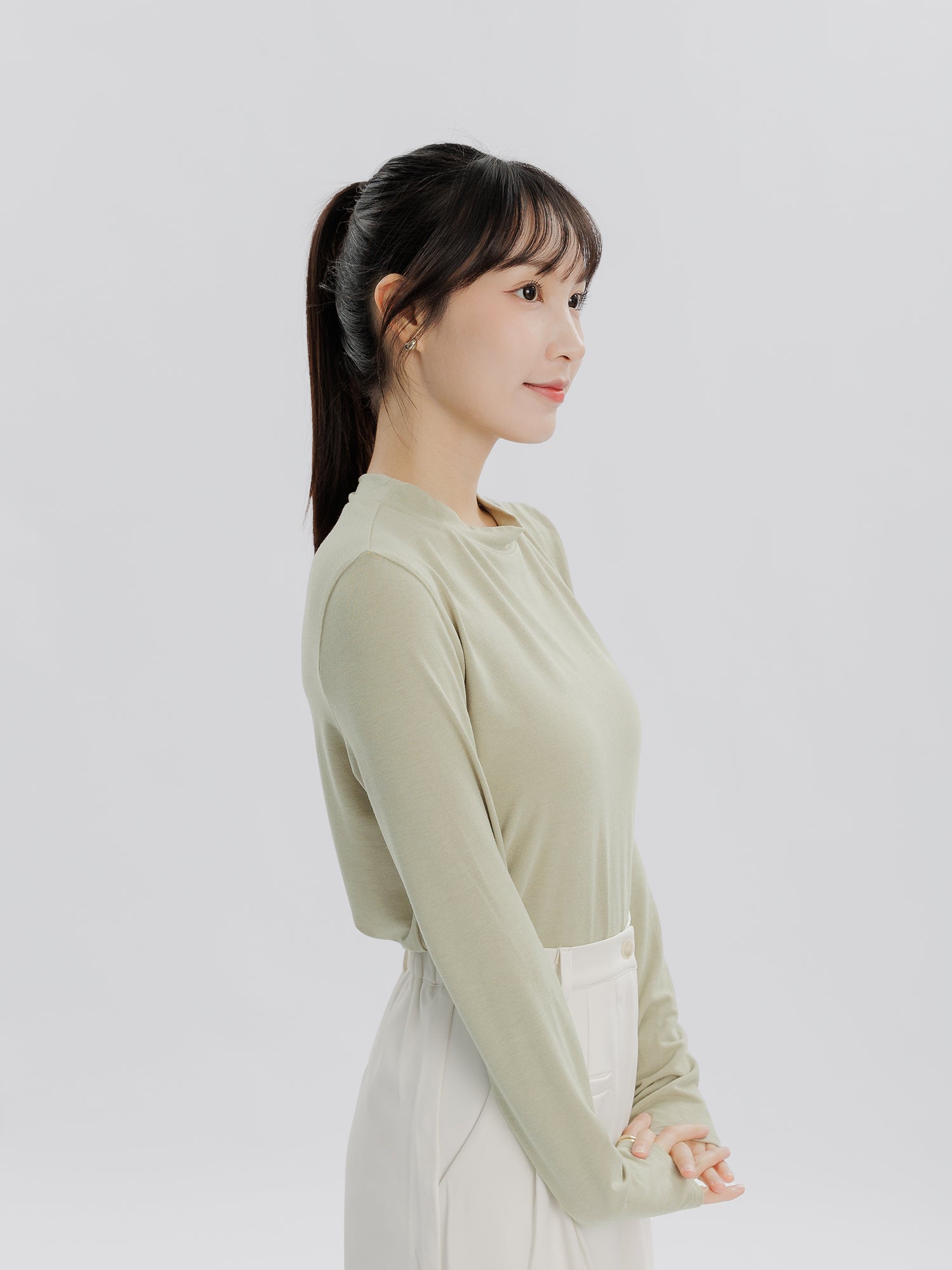 Natalie High Neck Soft Top