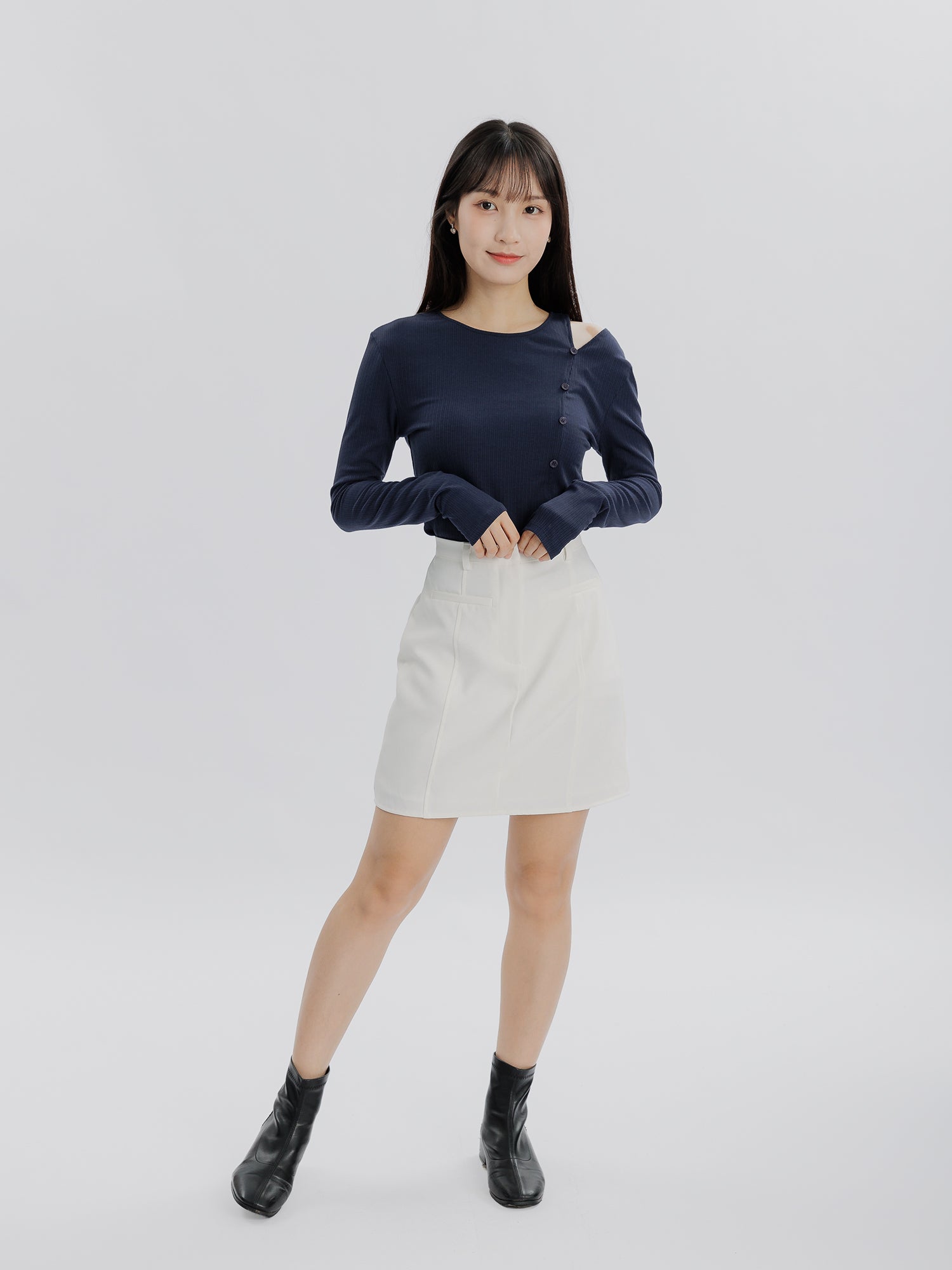 Lucia Cut Out Buttoned Top