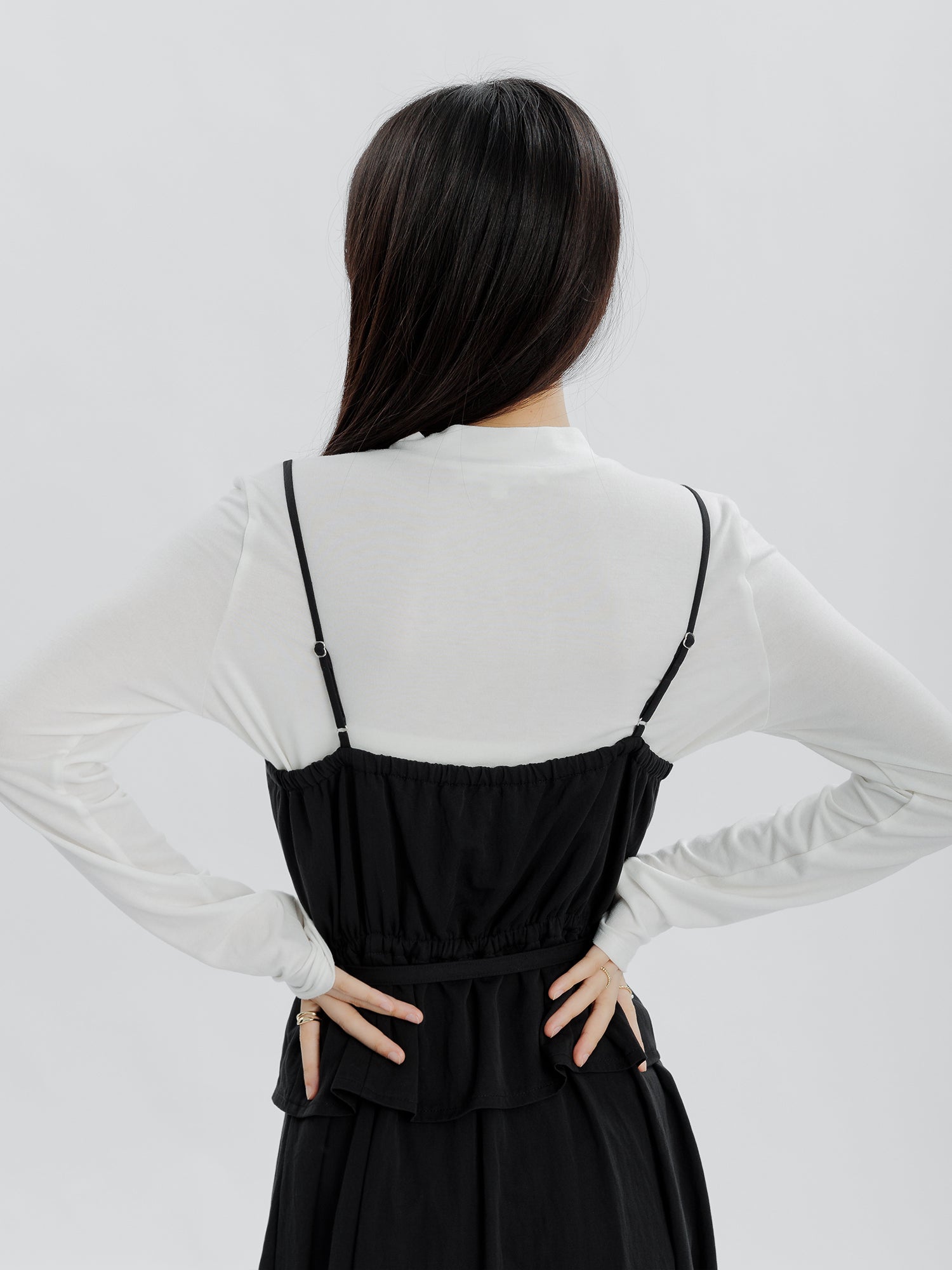 Luxe Strappy Layered Dress