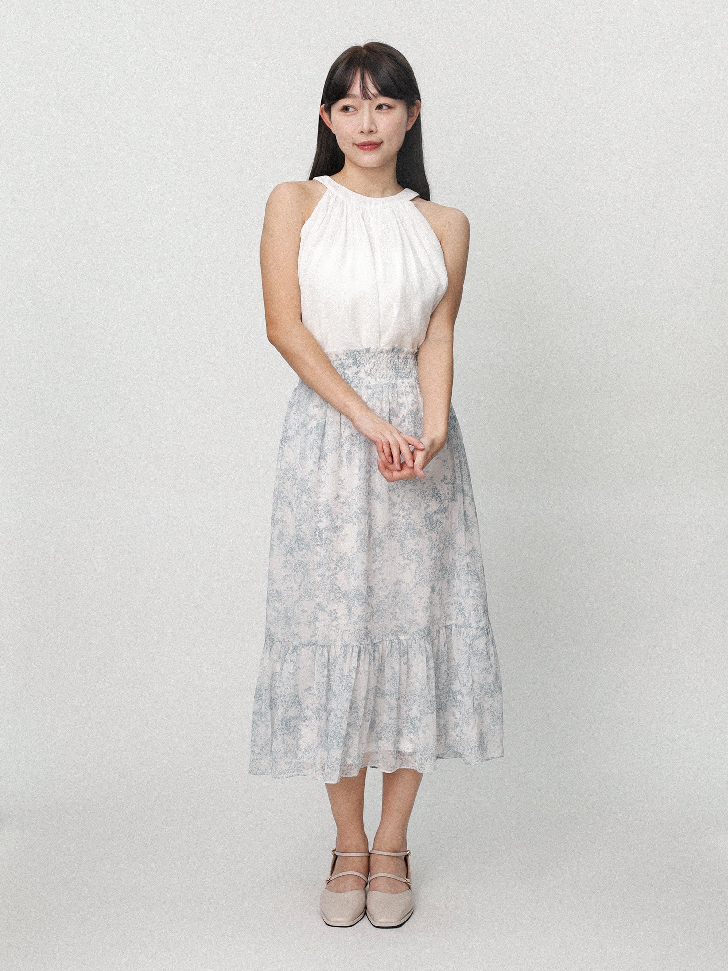 Valencia Halterneck Sleeveless Top