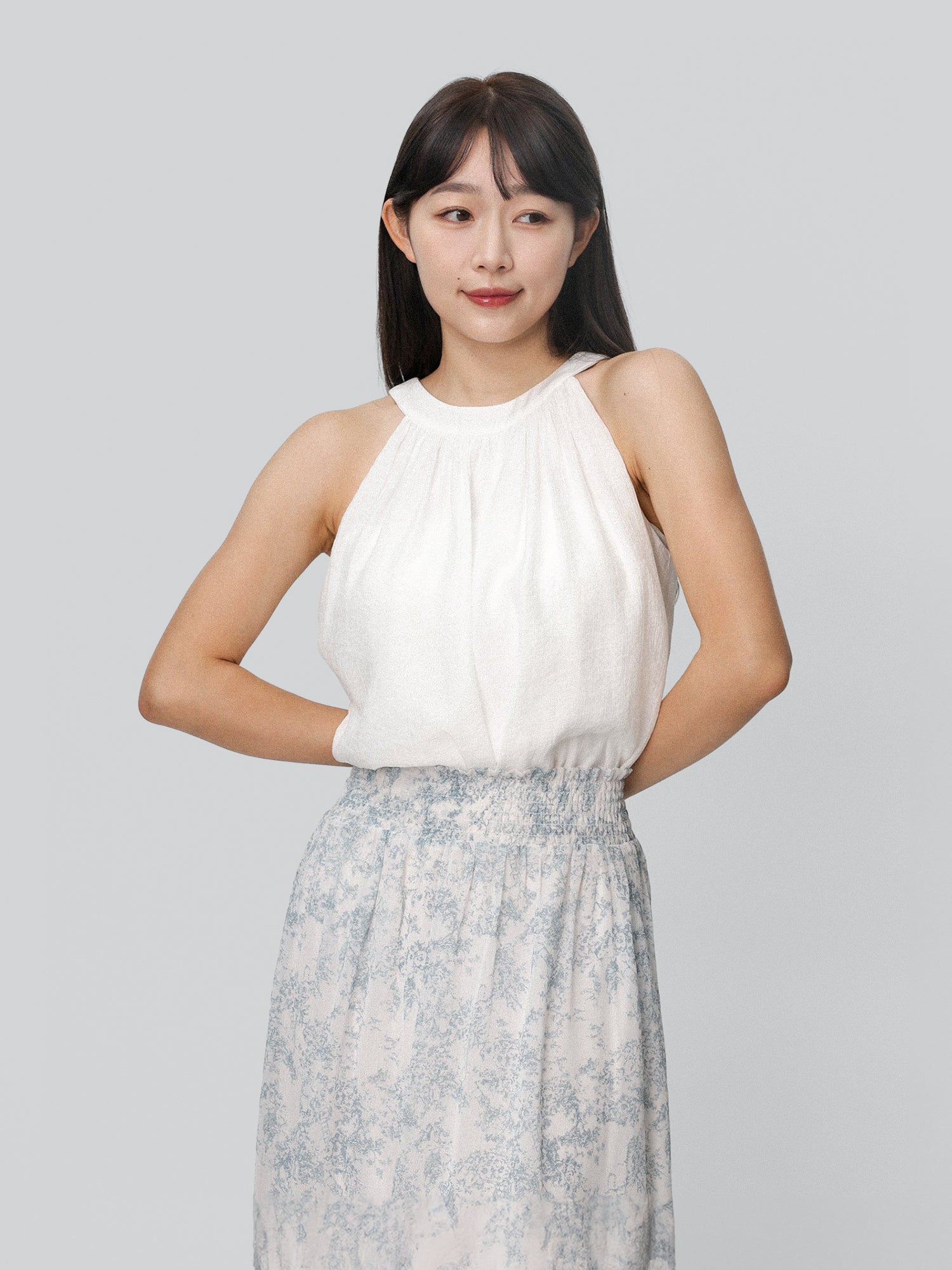 Valencia Halterneck Sleeveless Top