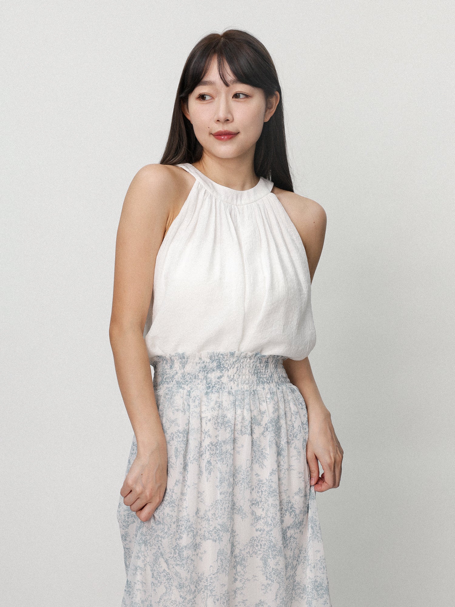 Valencia Halterneck Sleeveless Top