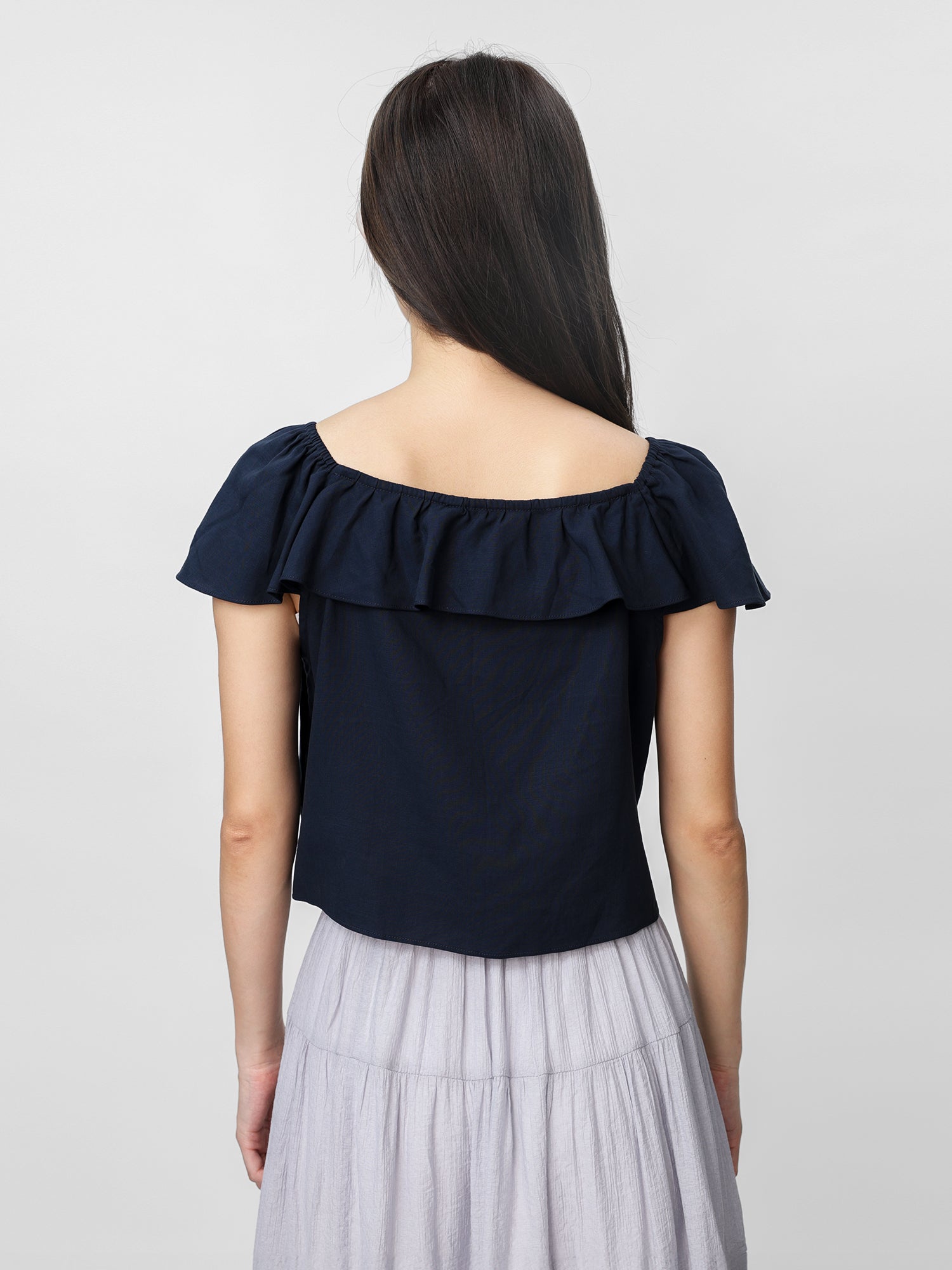 Elowen Frill Neck Top*