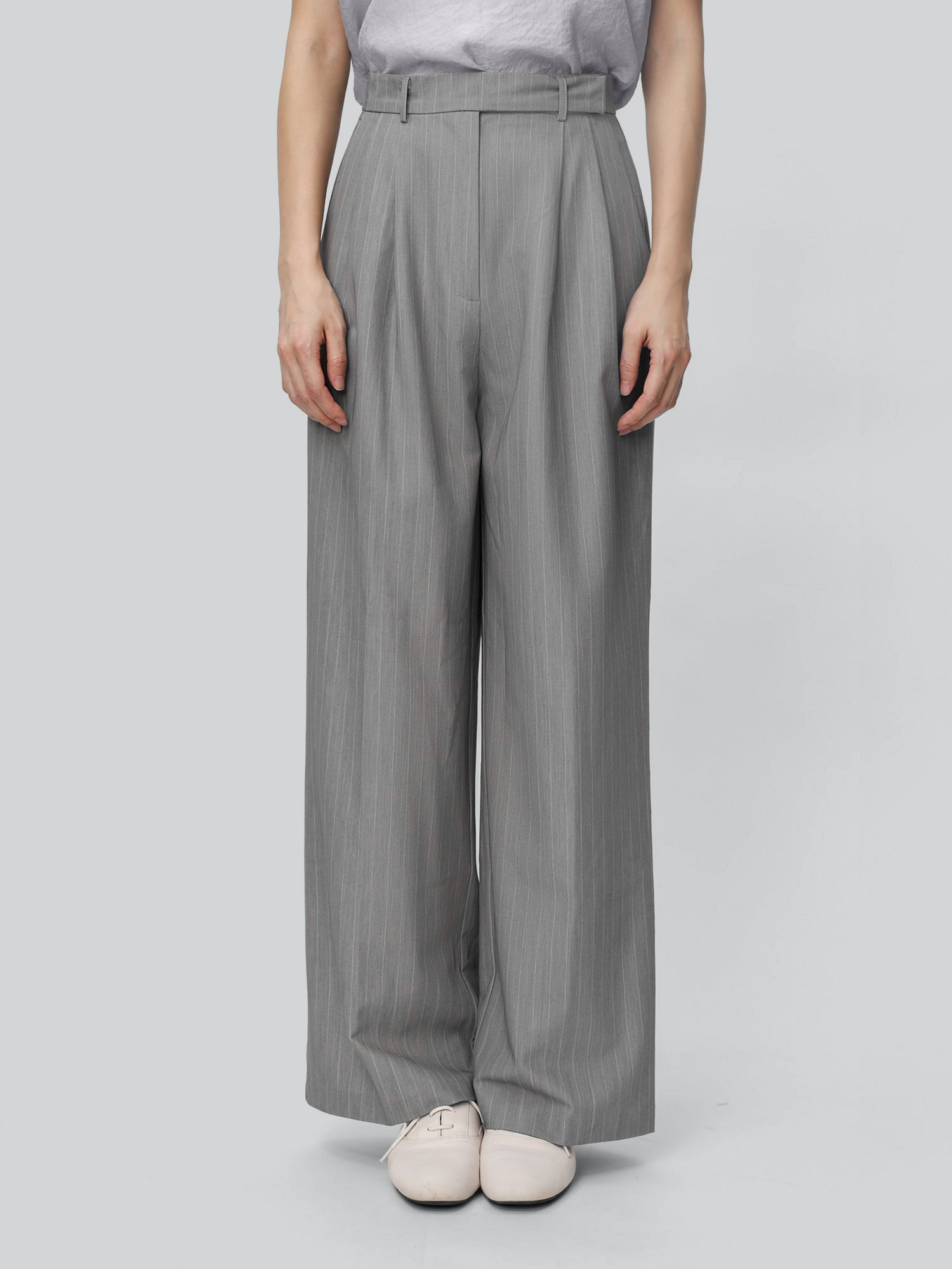 Eloise Striped Straight Leg Pants