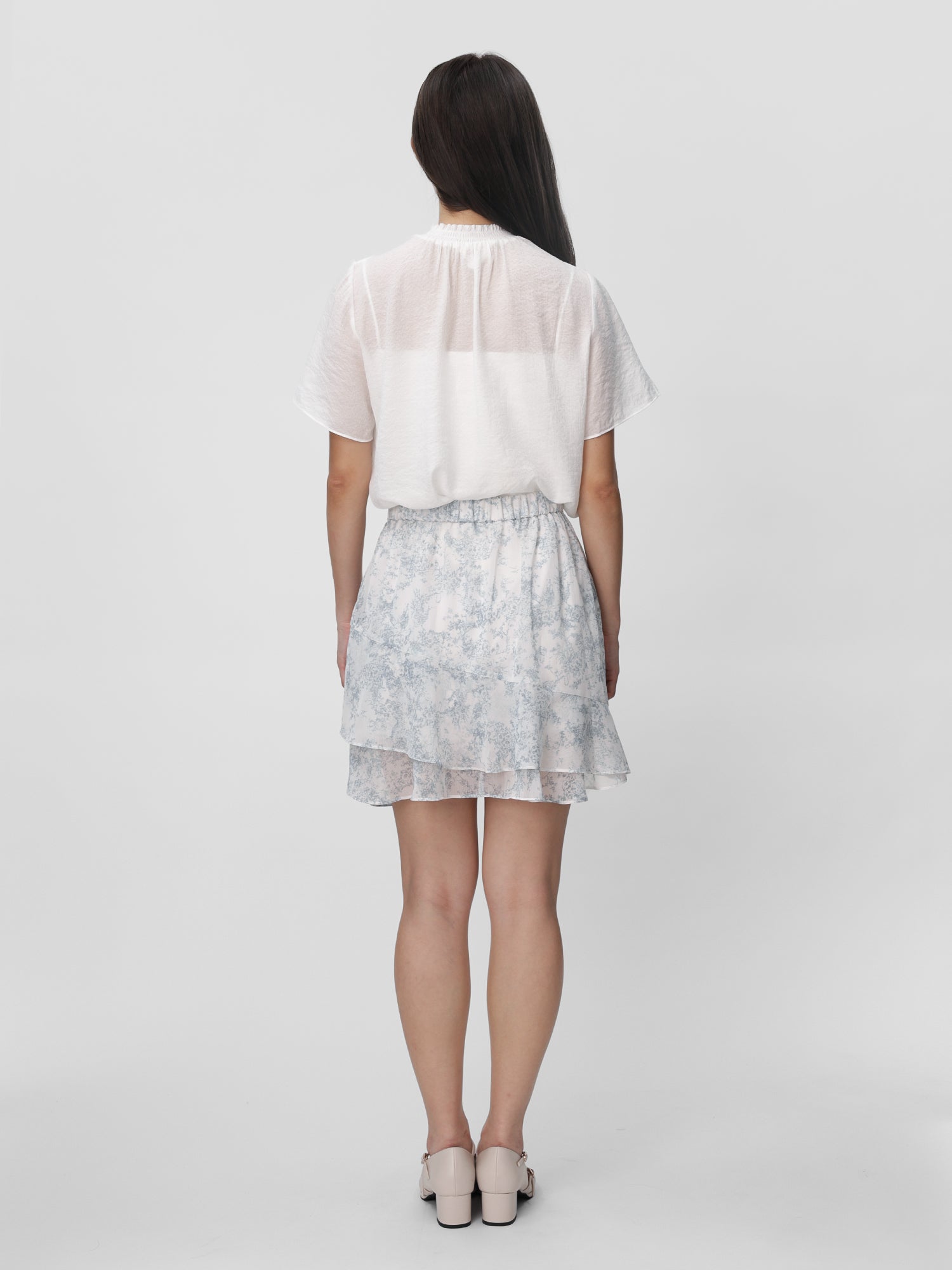 Celine Ruffle Mini Skirt