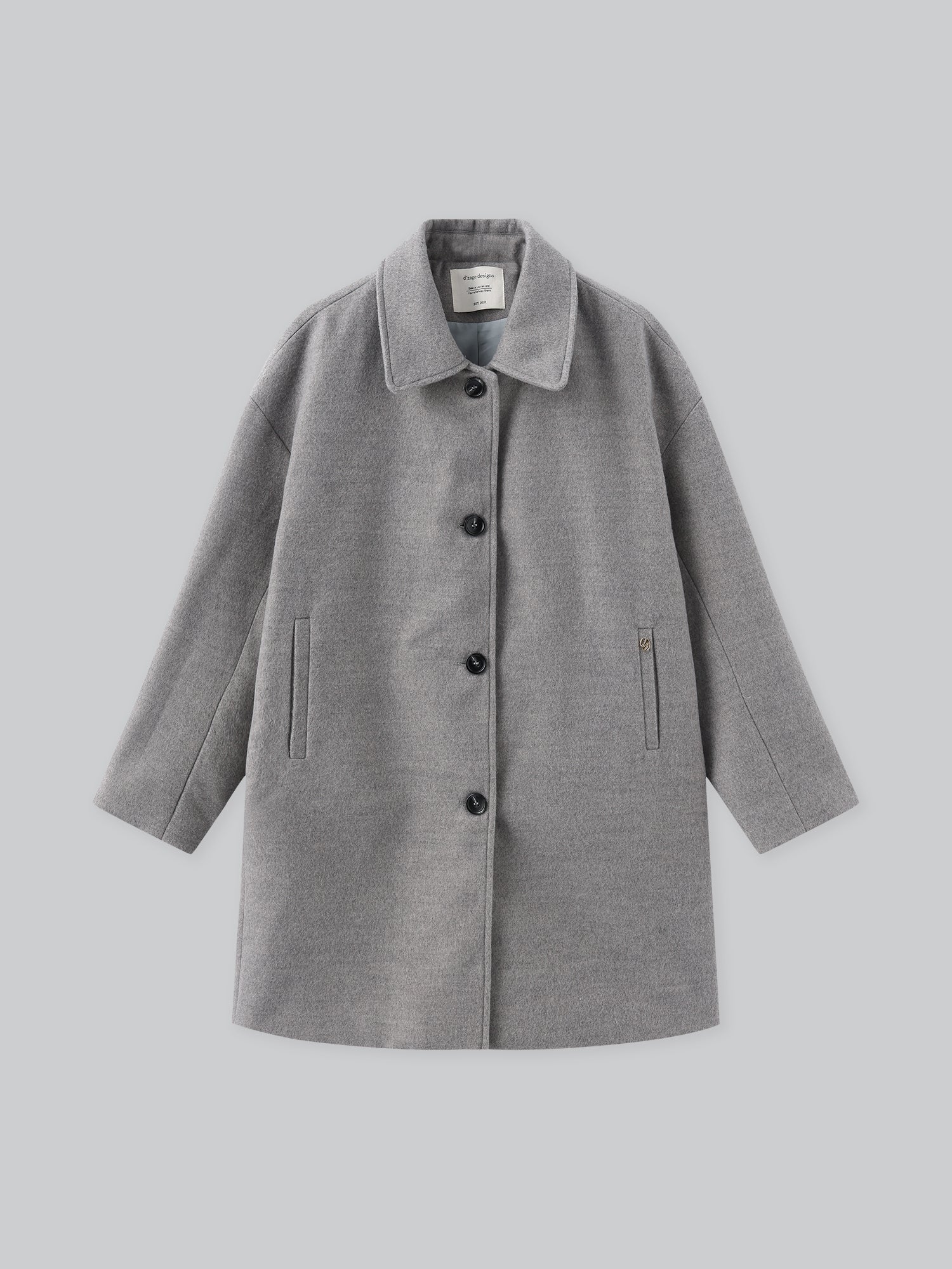 Remy Cute Collared Button Coat*