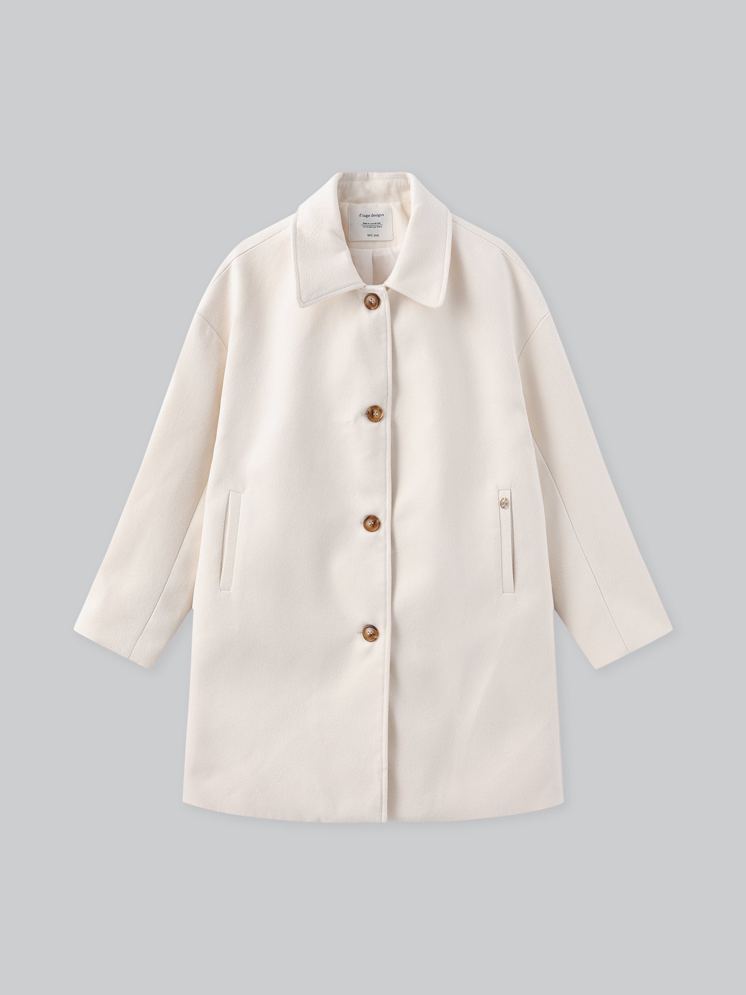 Remy Cute Collared Button Coat*