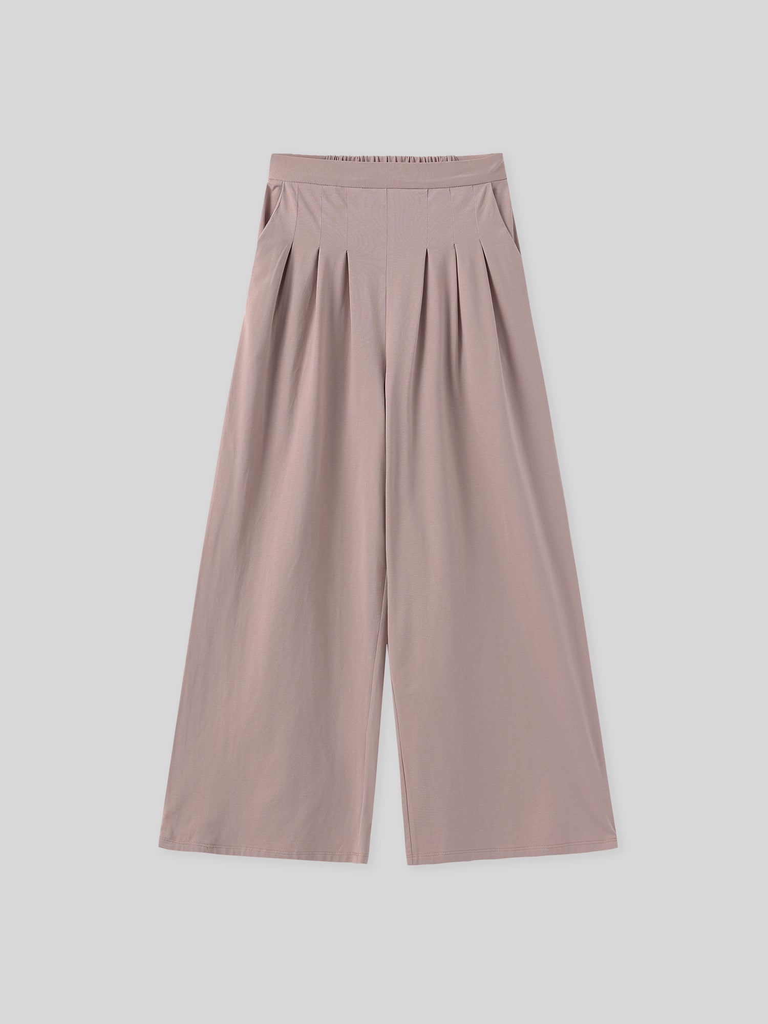 Cotton Pleated Wide Leg Pants (3 Colours)