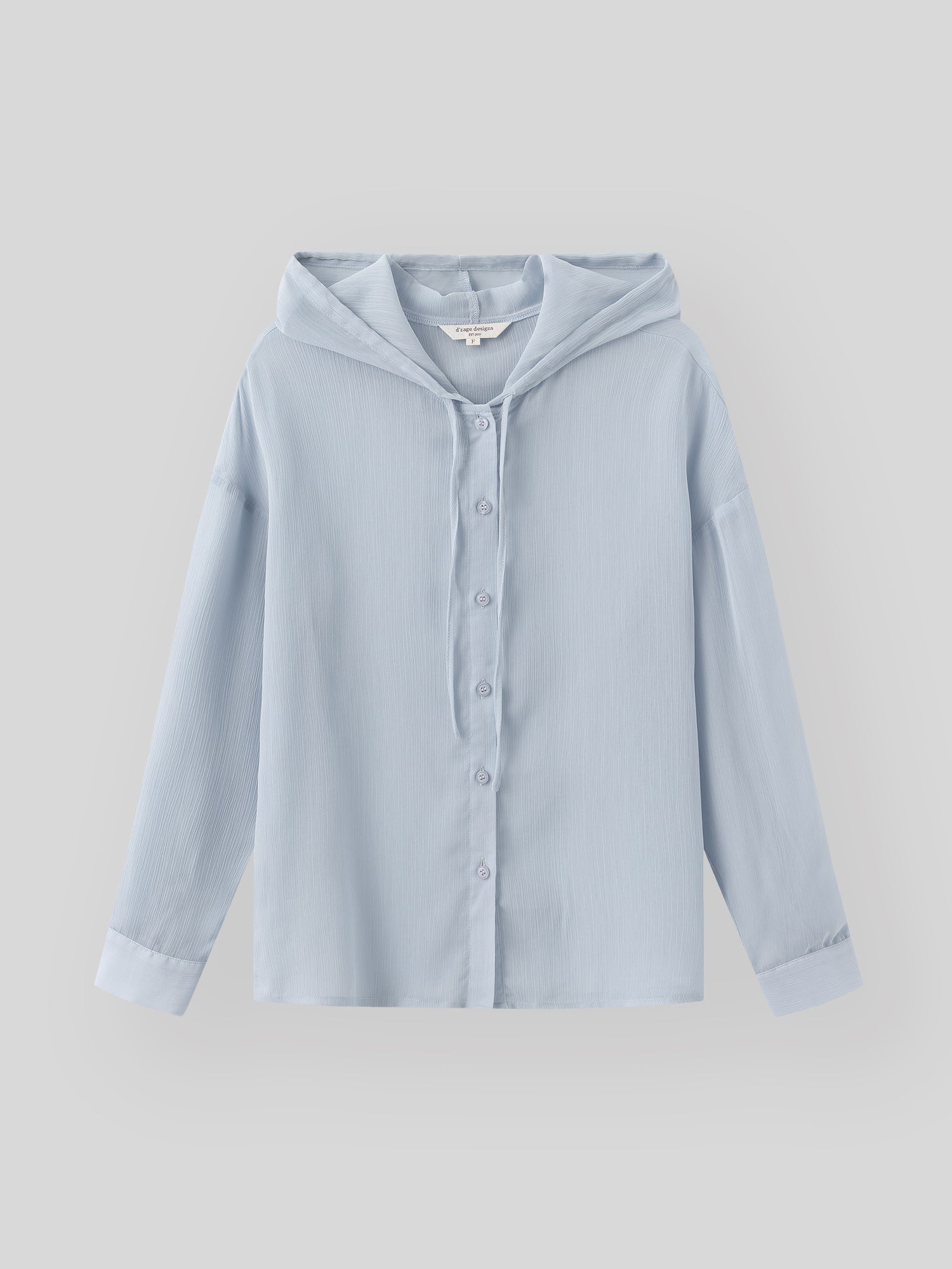Sheer Hooded Button up Top (4 Colours)
