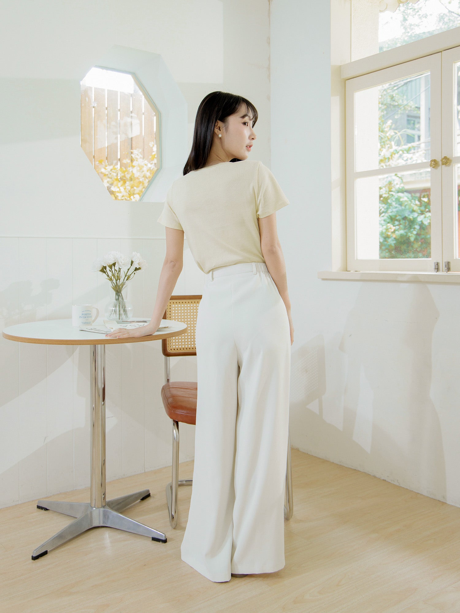 Asymmetric Cut Out Top