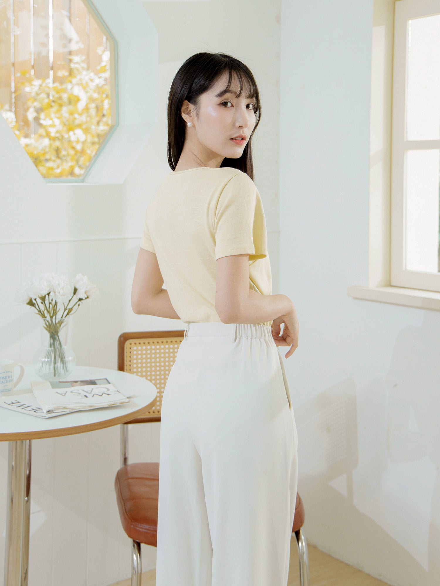 Asymmetric Cut Out Top