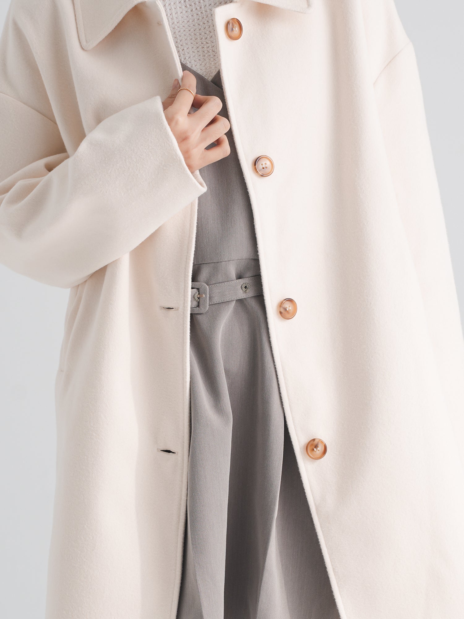 Remy Cute Collared Button Coat*