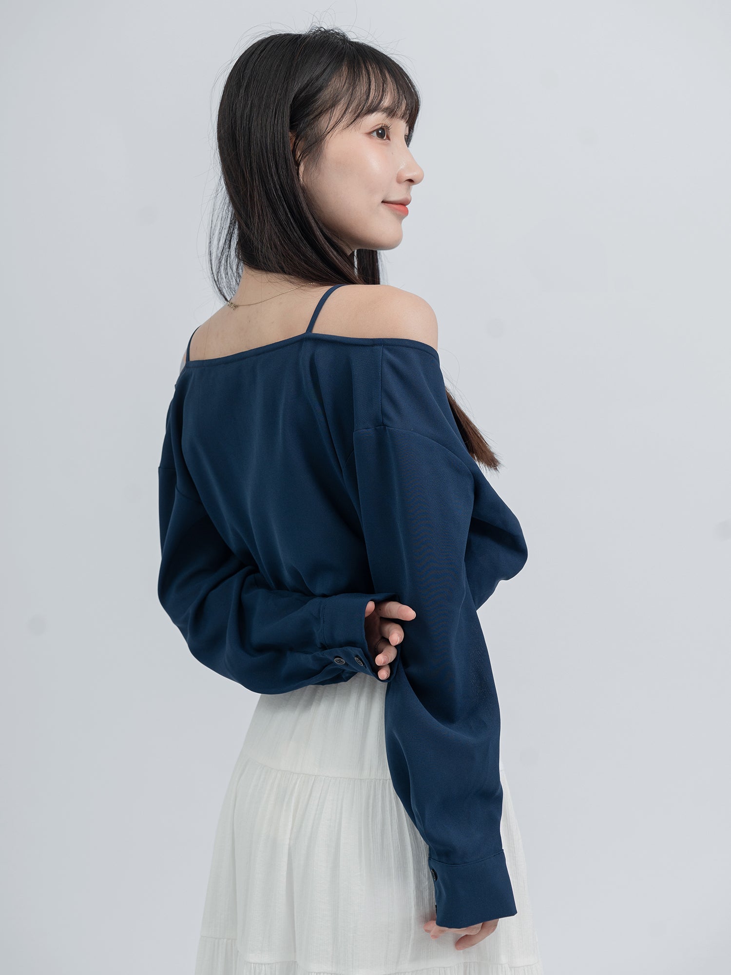 Madison V領假兩件上衣