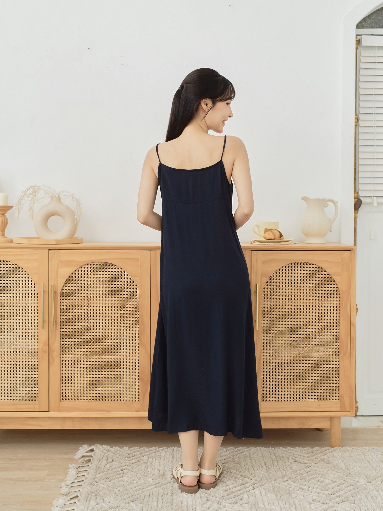 Juliette Summer Slit Cami Dress