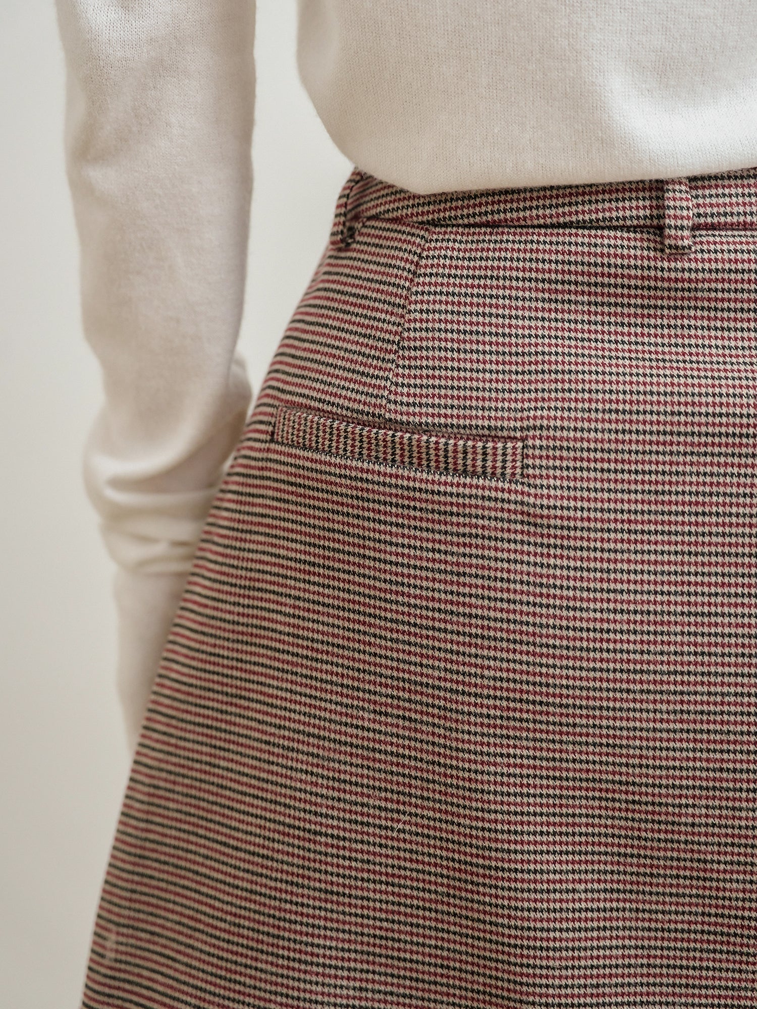Houndstooth Mini Skirt