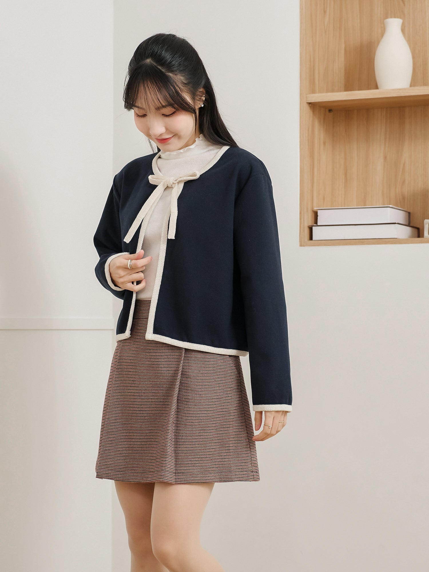 Premium Tie Front Coat