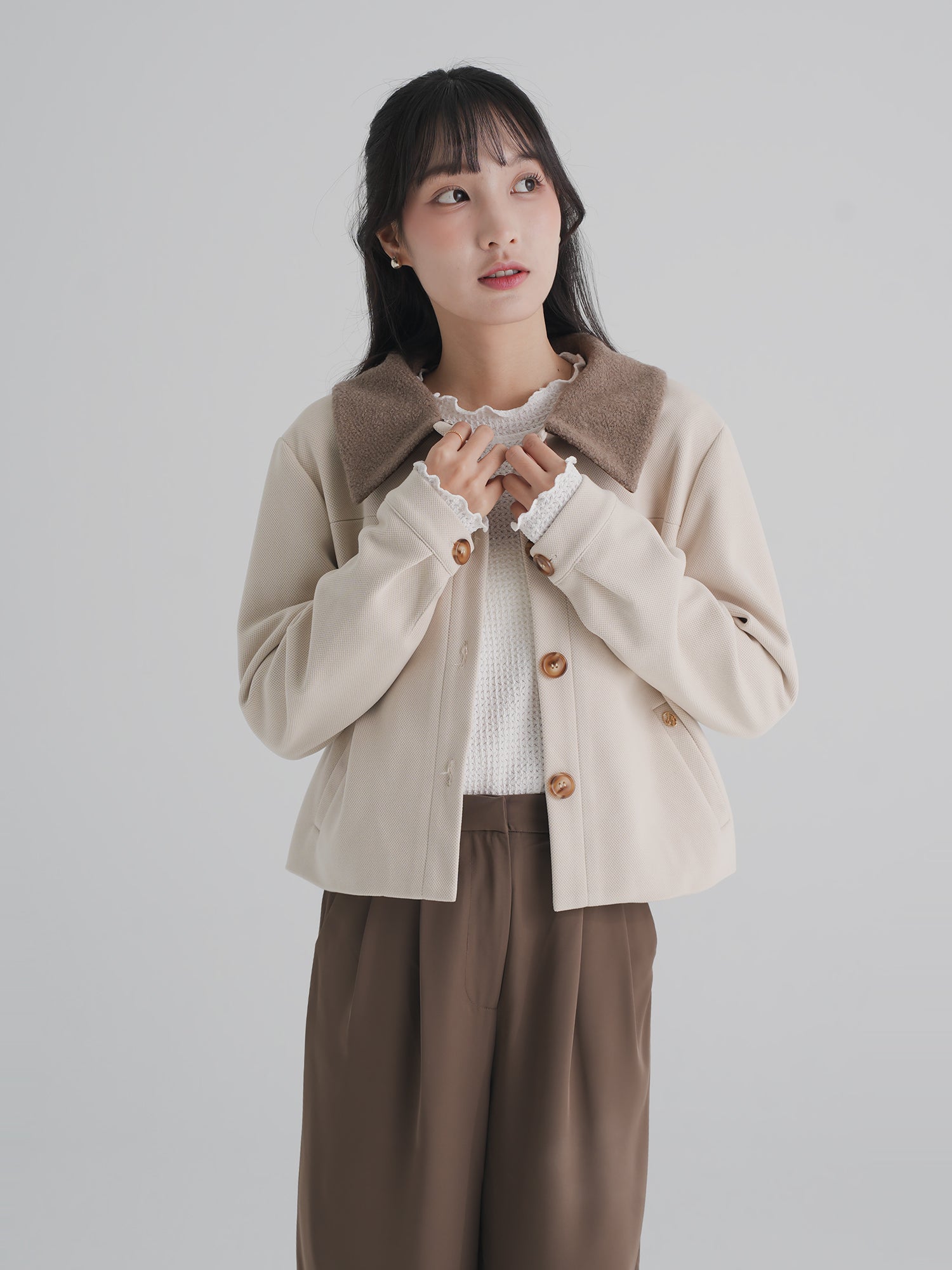 Detachable Fluffy Collar / Koda Jacket