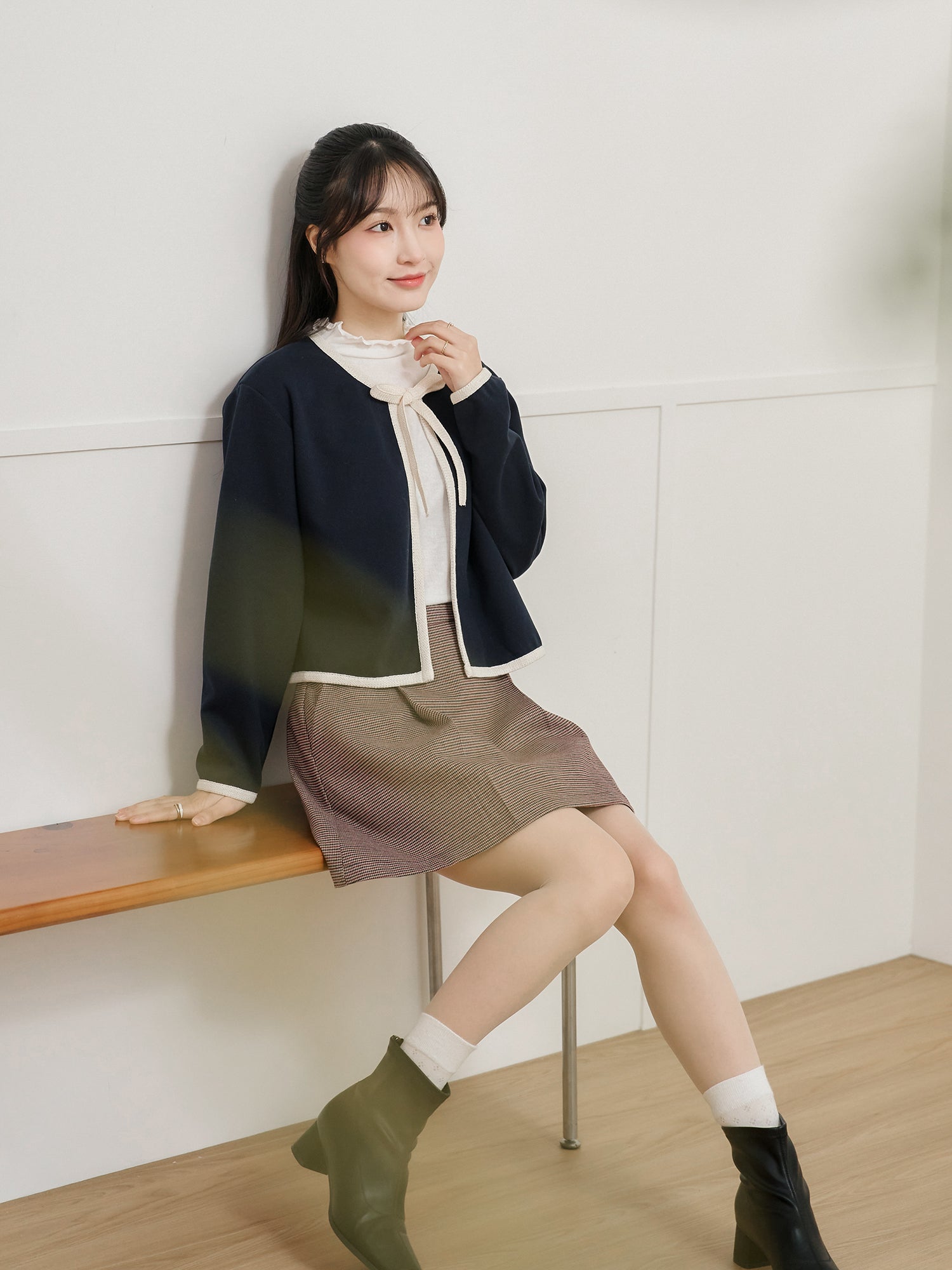 Premium Tie Front Coat