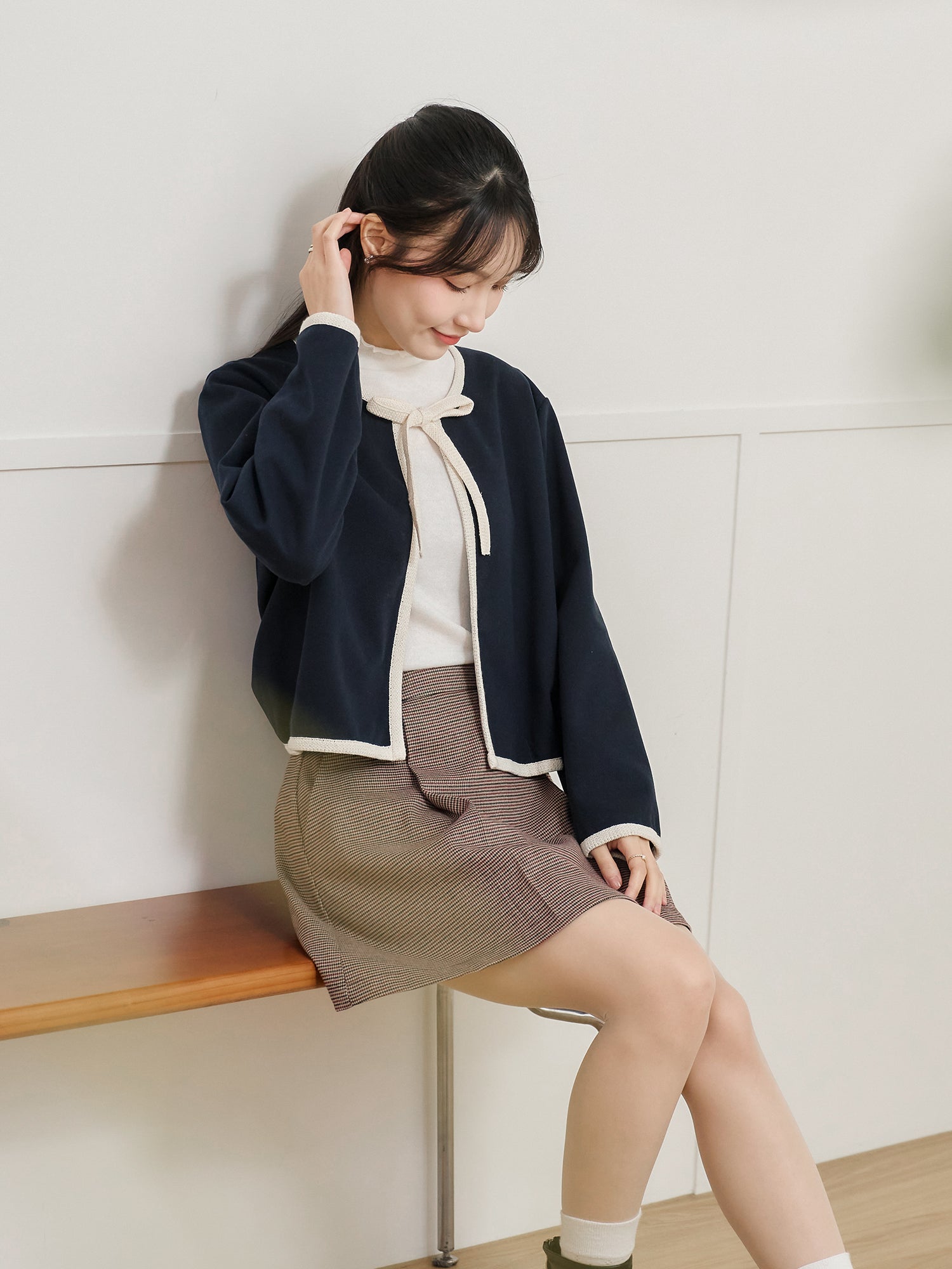 Premium Tie Front Coat