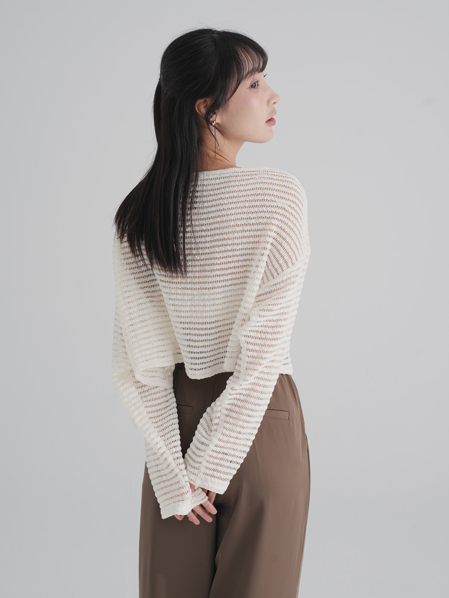 Serenity Boat Neck Crochet Top