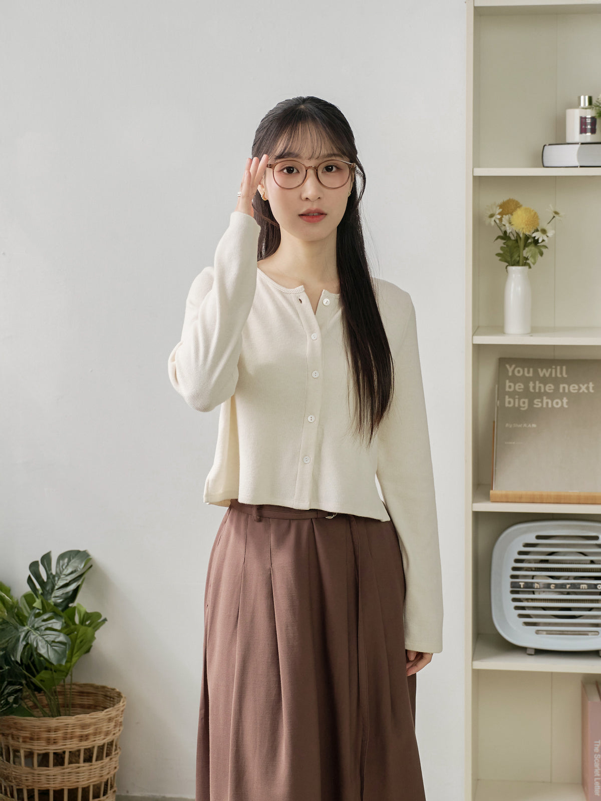 Soft Touch Cashmere Buttoned Cardigan