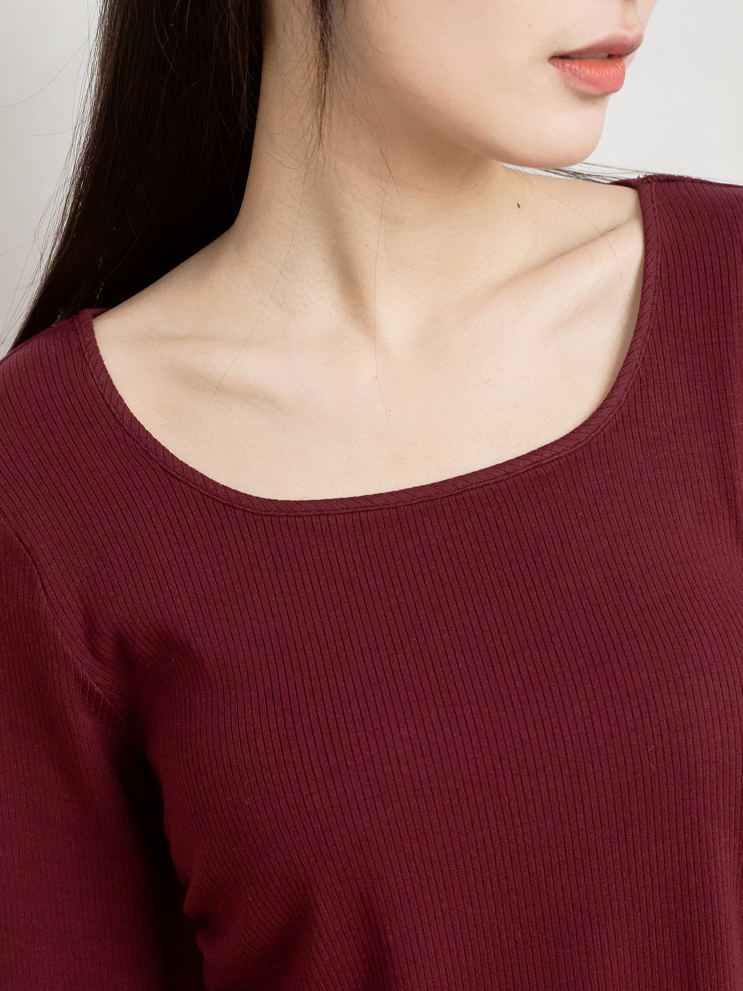 抽繩綁帶開衩上衣