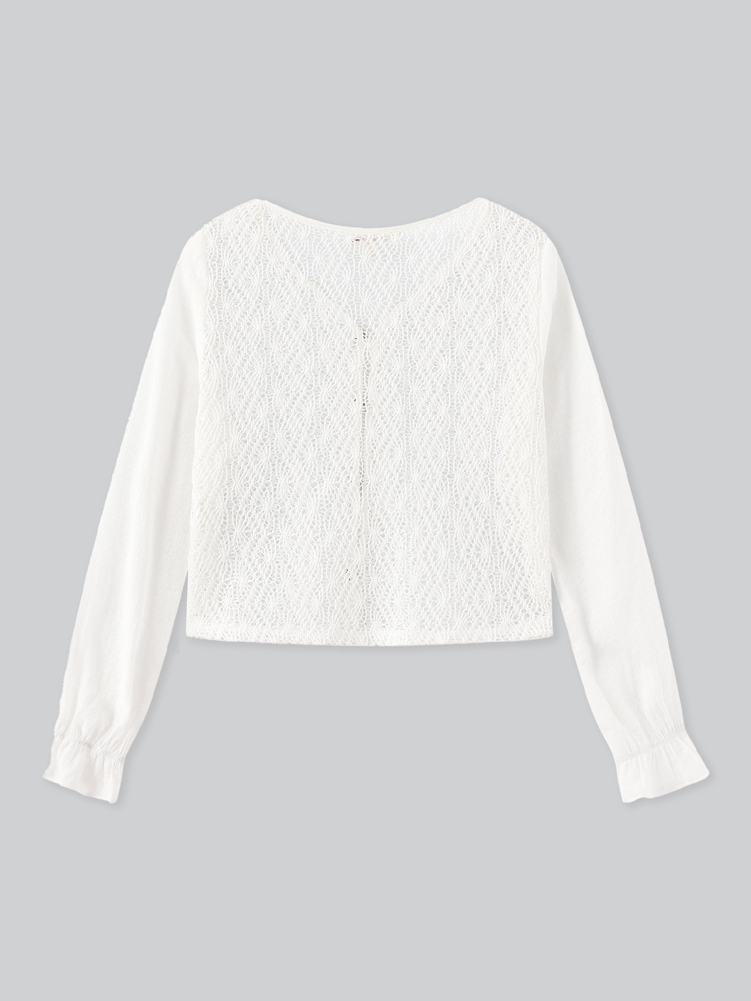 Quill Crochet Button Up Top