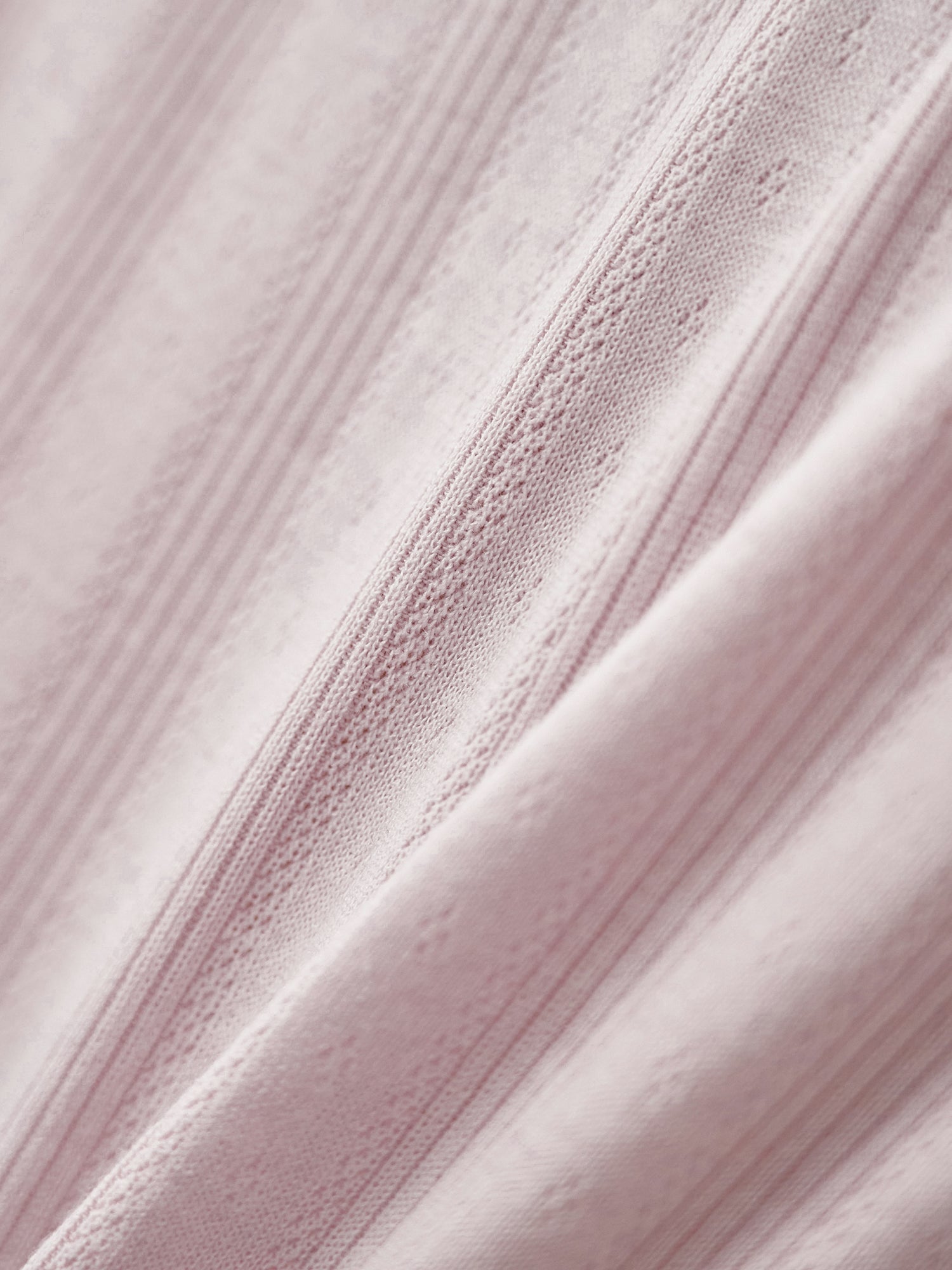 Pointelle Puff Sleeve Shirring Top