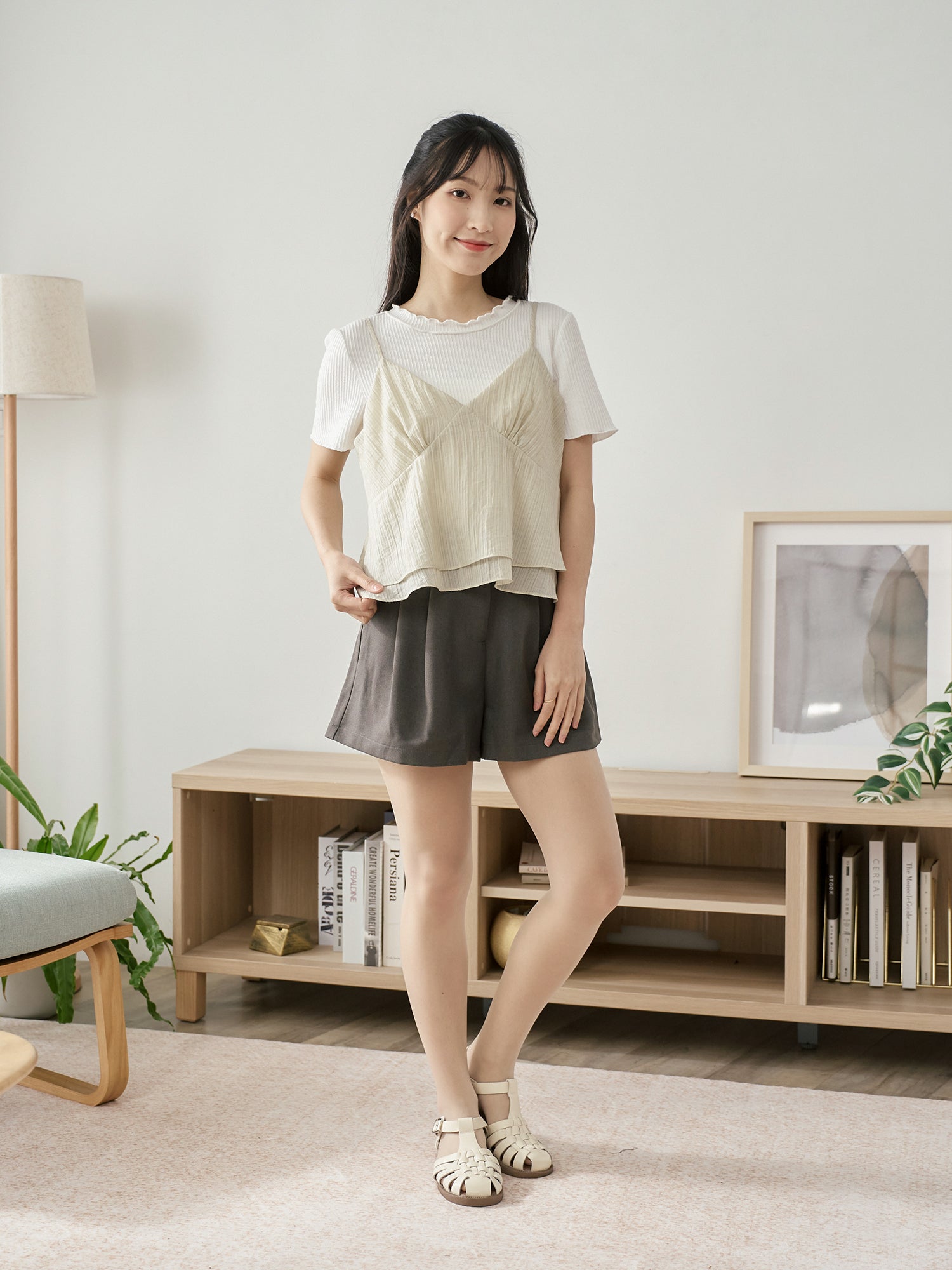 Striped Layer Cami Top