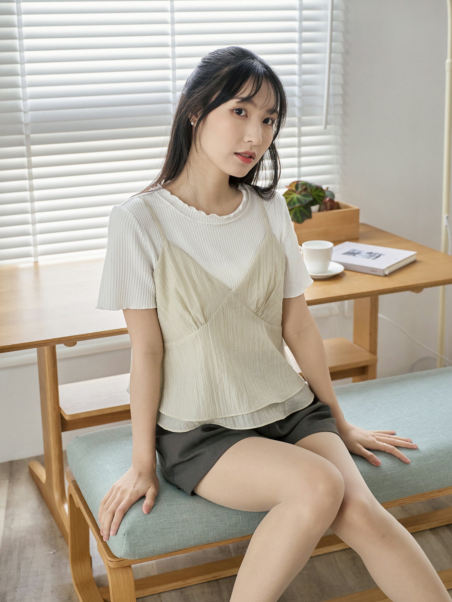 Striped Layer Cami Top