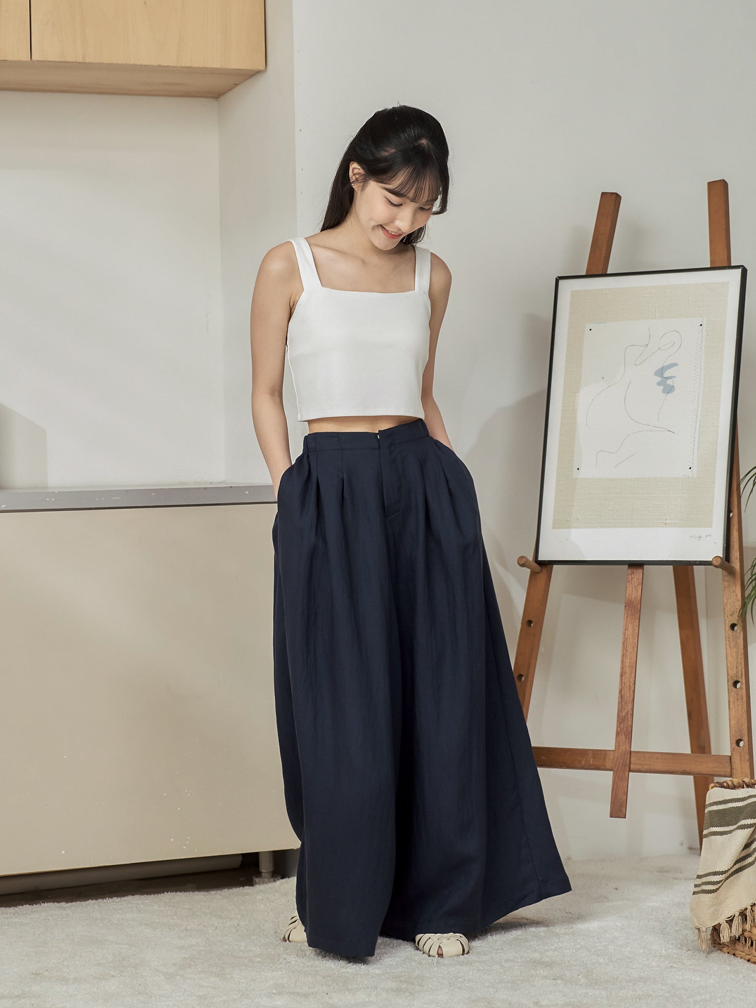 Wide Strap Tank Top