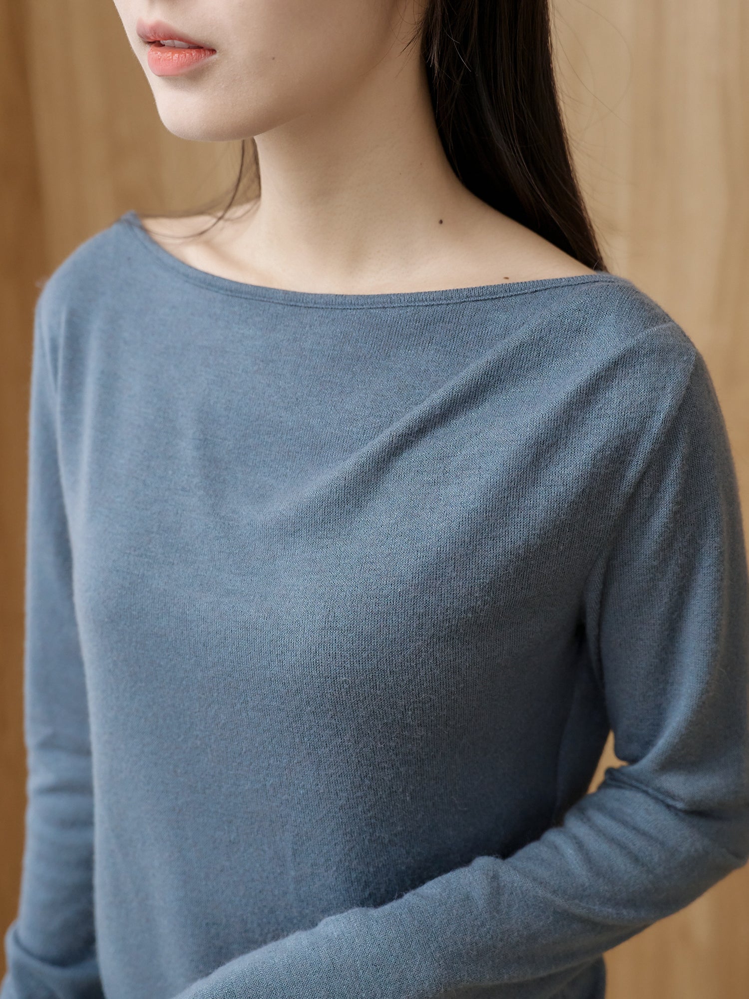 氣質打褶針織上衣