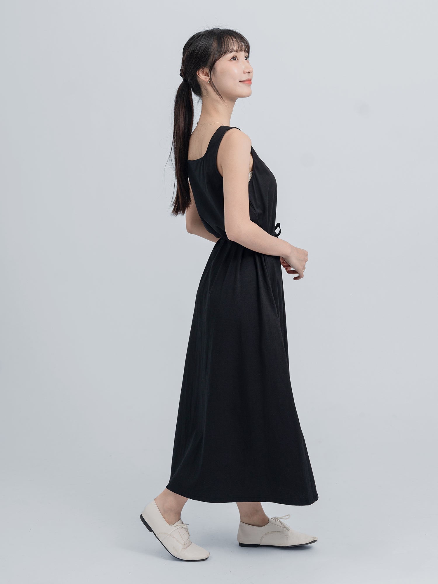 Isadora Sleeveless A-line Maxi Dress