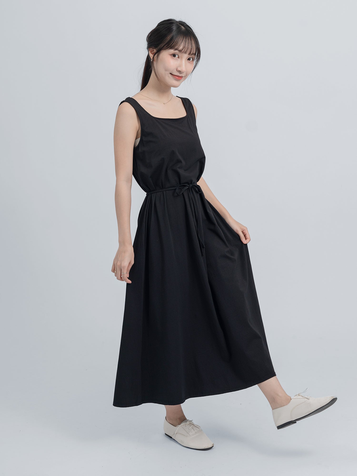 Isadora Sleeveless A-line Maxi Dress