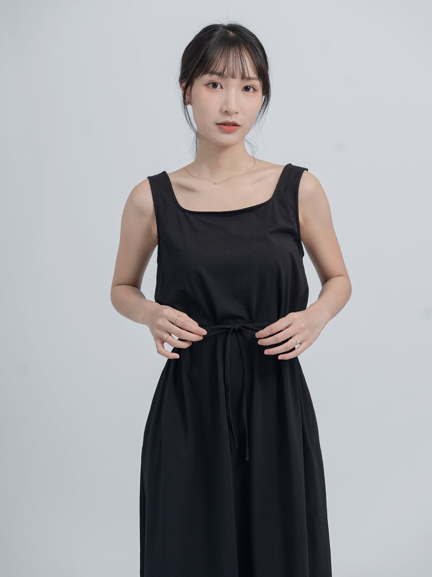 Isadora Sleeveless A-line Maxi Dress