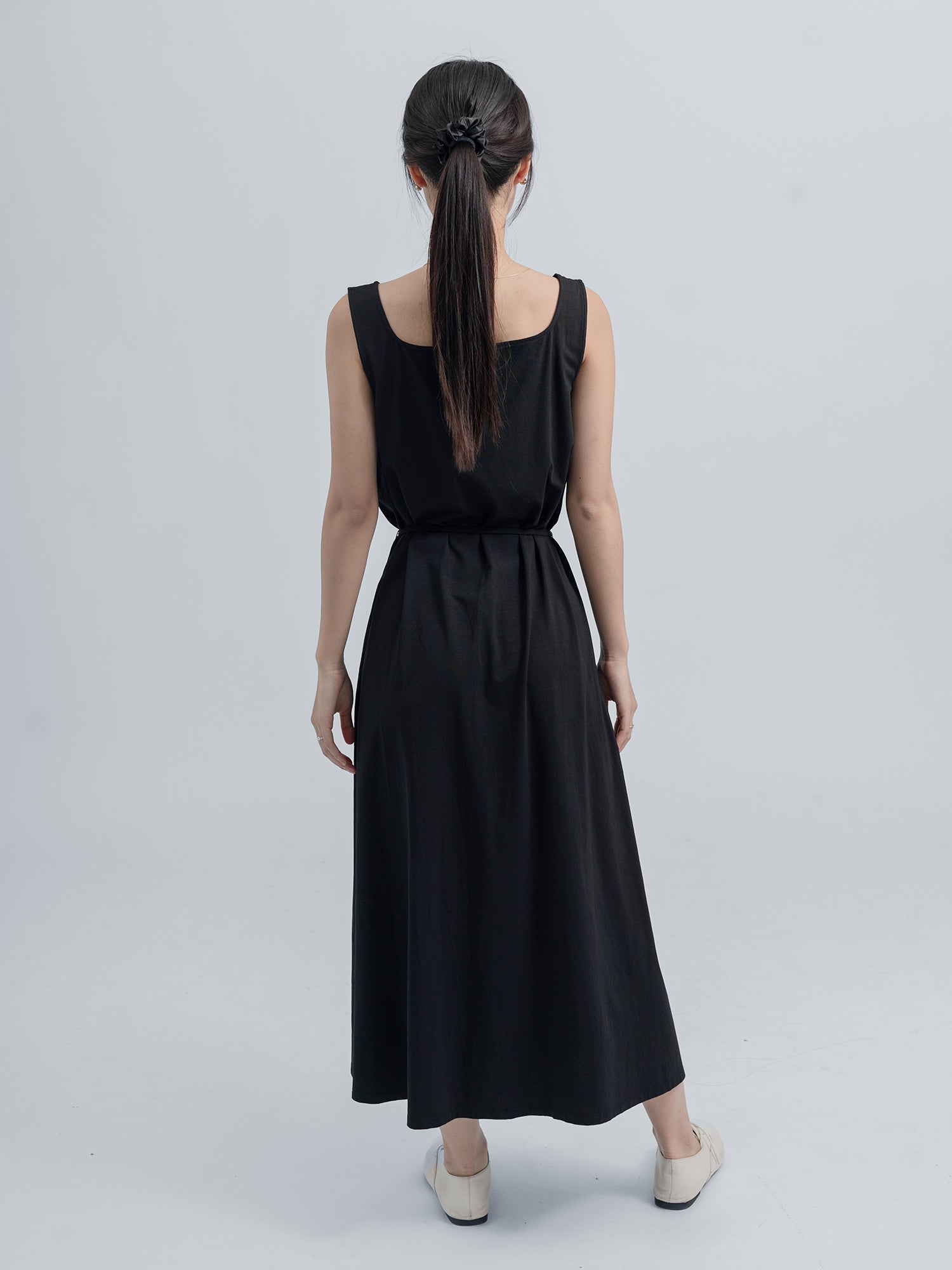 Isadora Sleeveless A-line Maxi Dress