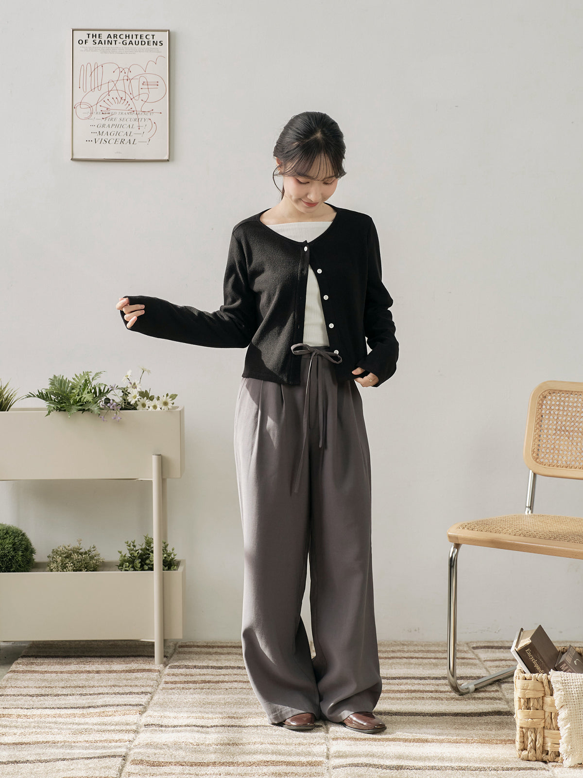 Soft Touch Cashmere Buttoned Cardigan