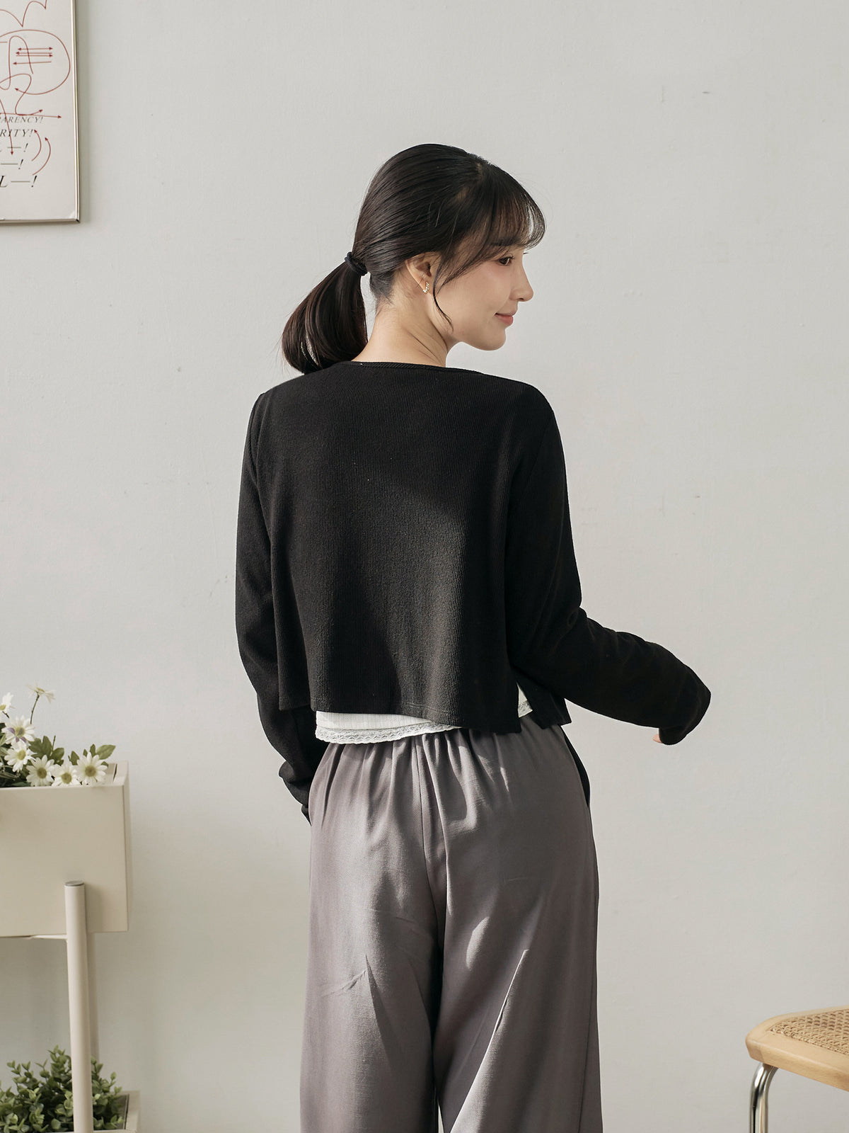 Soft Touch Cashmere Buttoned Cardigan