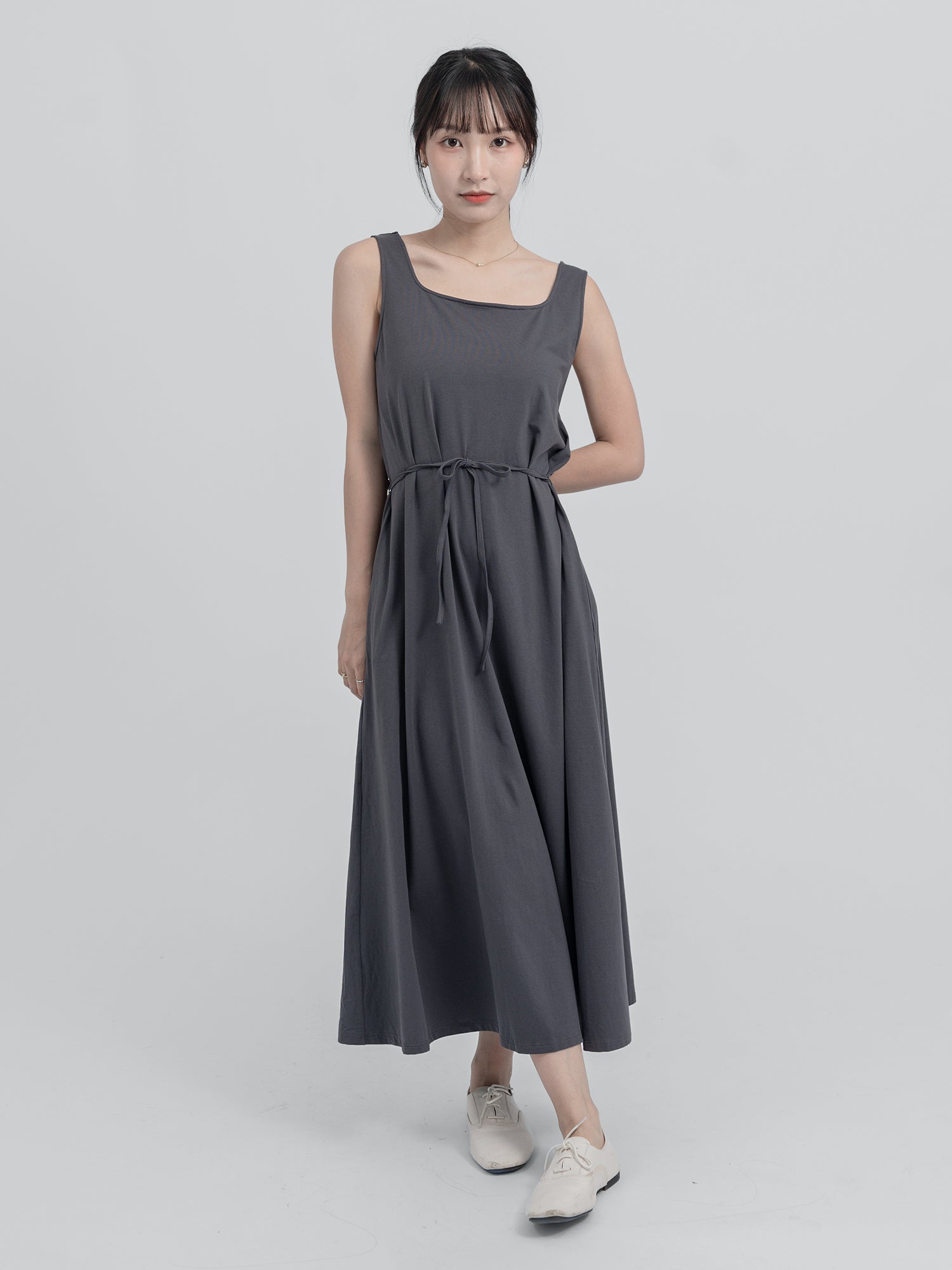 Isadora Sleeveless A-line Maxi Dress